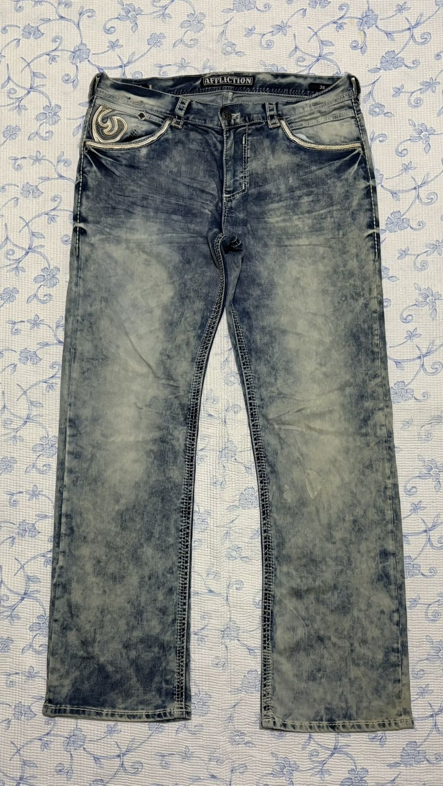 Affliction Affliction Streetwear Jeans Distressed Denim Size US 38 / EU 54 - 2 Thumbnail