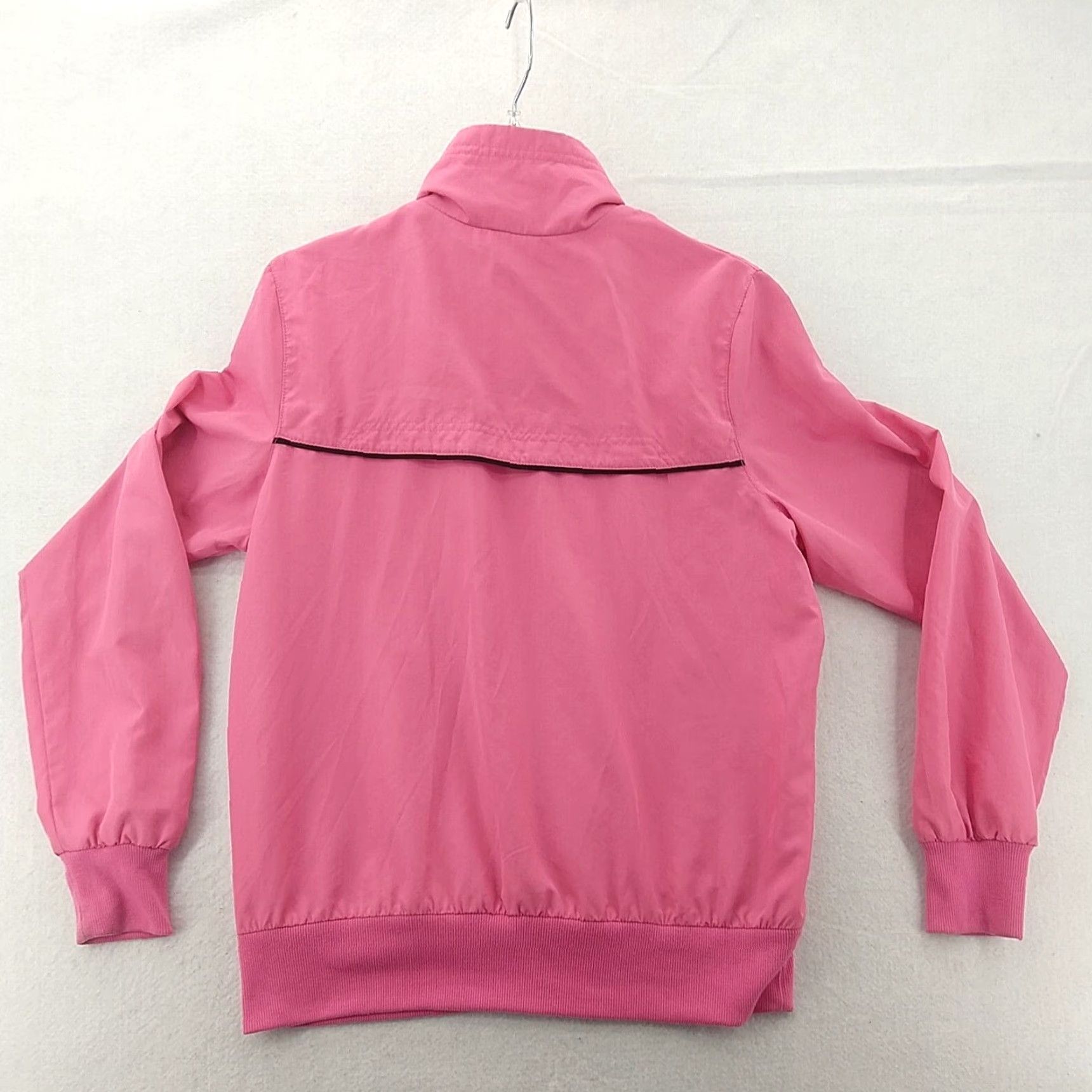 Nike VINTAGE Nike Windbreaker Womens L Pink Check 90s Full Zip Athletic Track Jacket Size L / US 10 / IT 46 - 2 Thumbnail