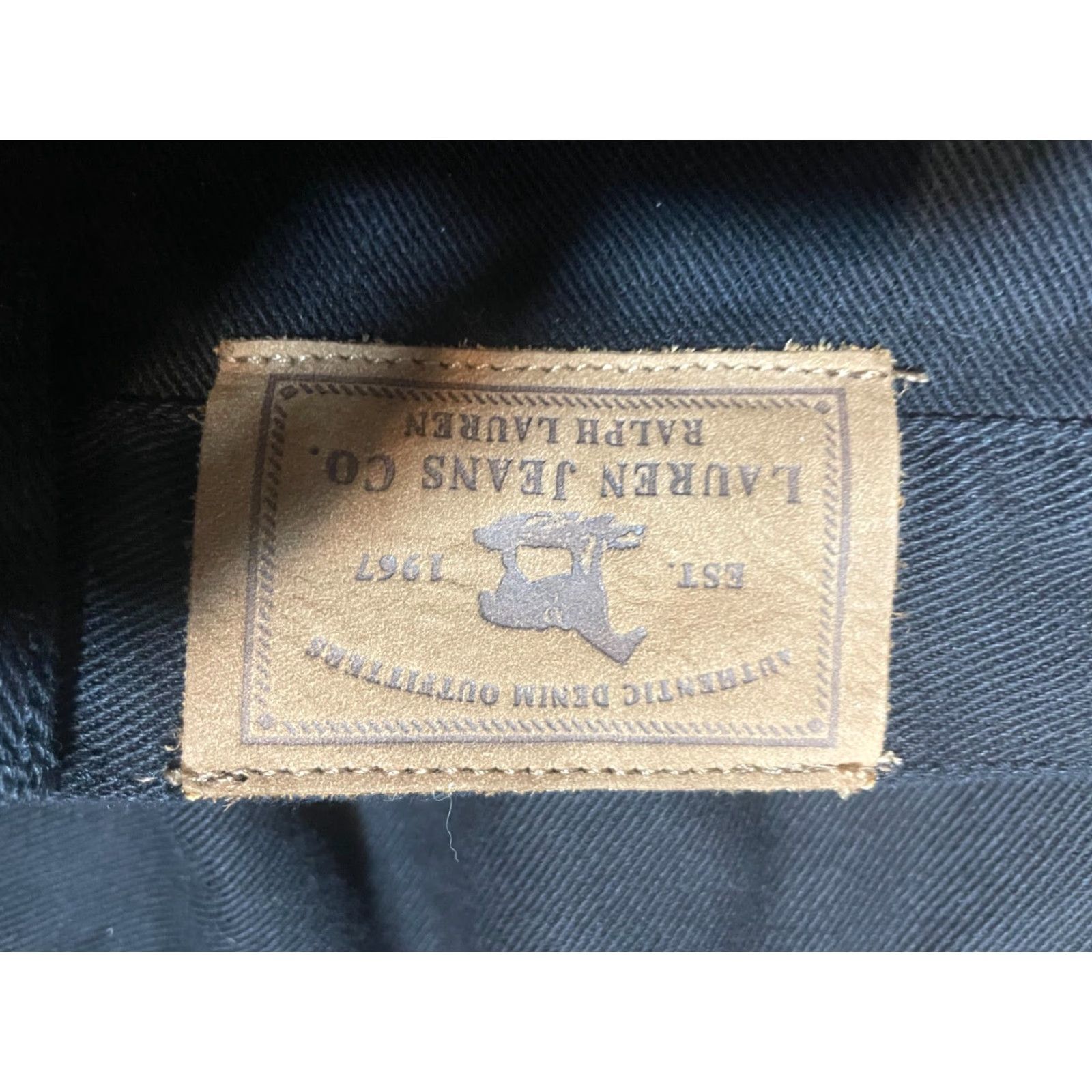 Ralph Lauren Lauren Ralph Lauren Jeans Womens Size 8 Black Denim Straight Pockets Zipper Modern Classic Regular China Leather? Size 30" / US 8 / IT 44 - 5 Thumbnail