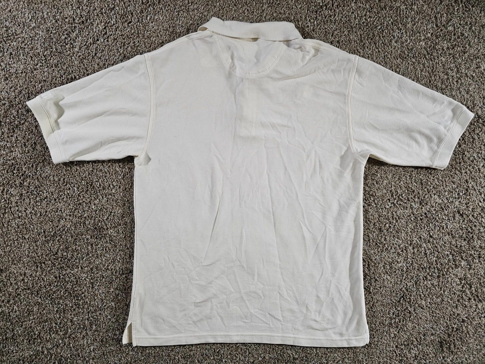 Haggar haggar golf cool 18 pro polo cream white Medium - Stains Size US M / EU 48-50 / 2 - 6 Thumbnail