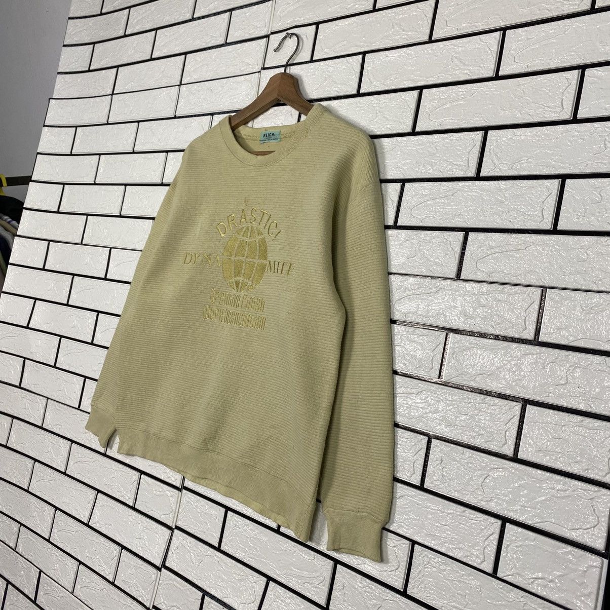 Japanese Brand 📌Vintage Sweatshirt Reich Big Logo Embroidery Size US M / EU 48-50 / 2 - 3 Thumbnail