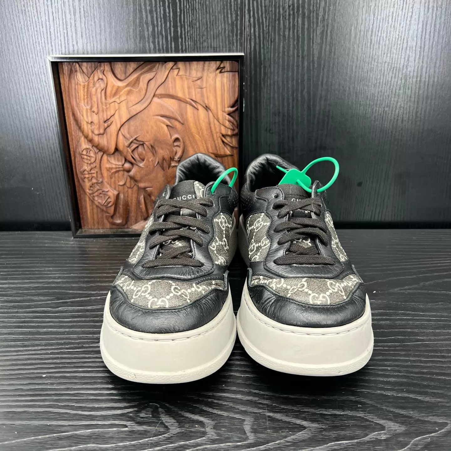 Gucci Gucci Cookie Sneaker Black & Gray /41 With Box Size US 8 / EU 41 - 5 Thumbnail