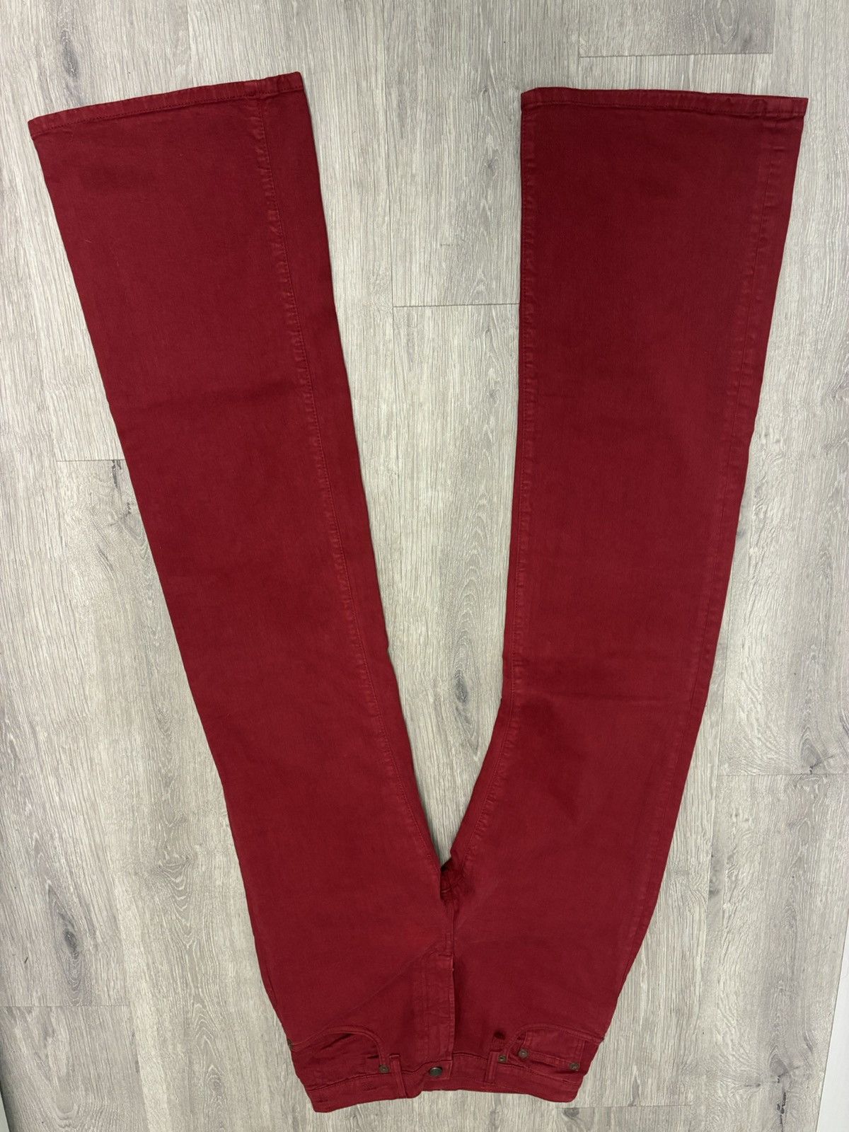 R13 Jane Jean Vivid Red Stretch 27 Size 27" / US 4 / IT 40 - 8 Thumbnail