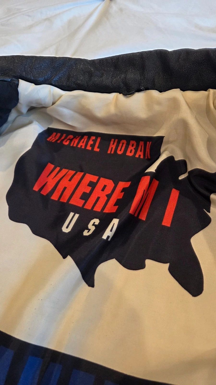 Michael Hoban Michael Hoban “WHERE M I” Southwest-Inspired Leather Jacket Size US M / EU 48-50 / 2 - 4 Thumbnail