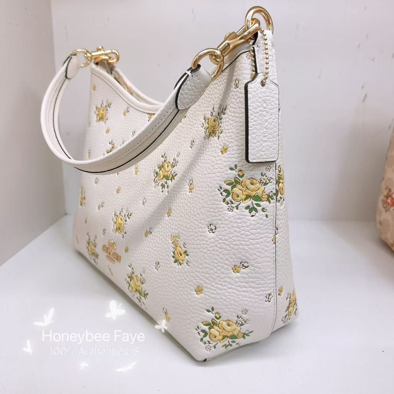 Coach NWT Coach Laurel Shoulder Bag With Floral Print CAL43 Size ONE SIZE - 2 Thumbnail