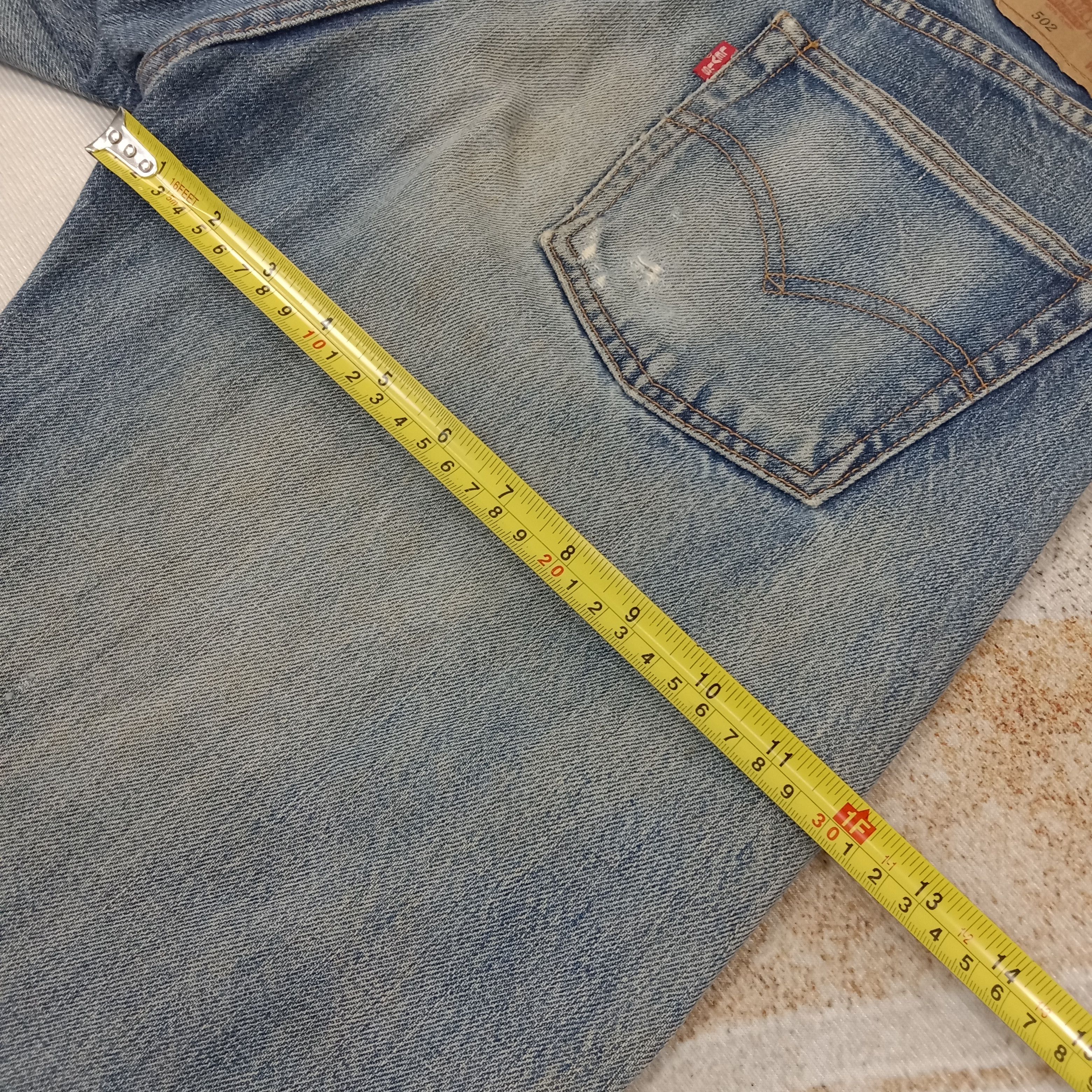 Levi's Levi's 502 Selvedge Distressed Big E Denim Jeans C258N17 Size US 29 - 12 Thumbnail