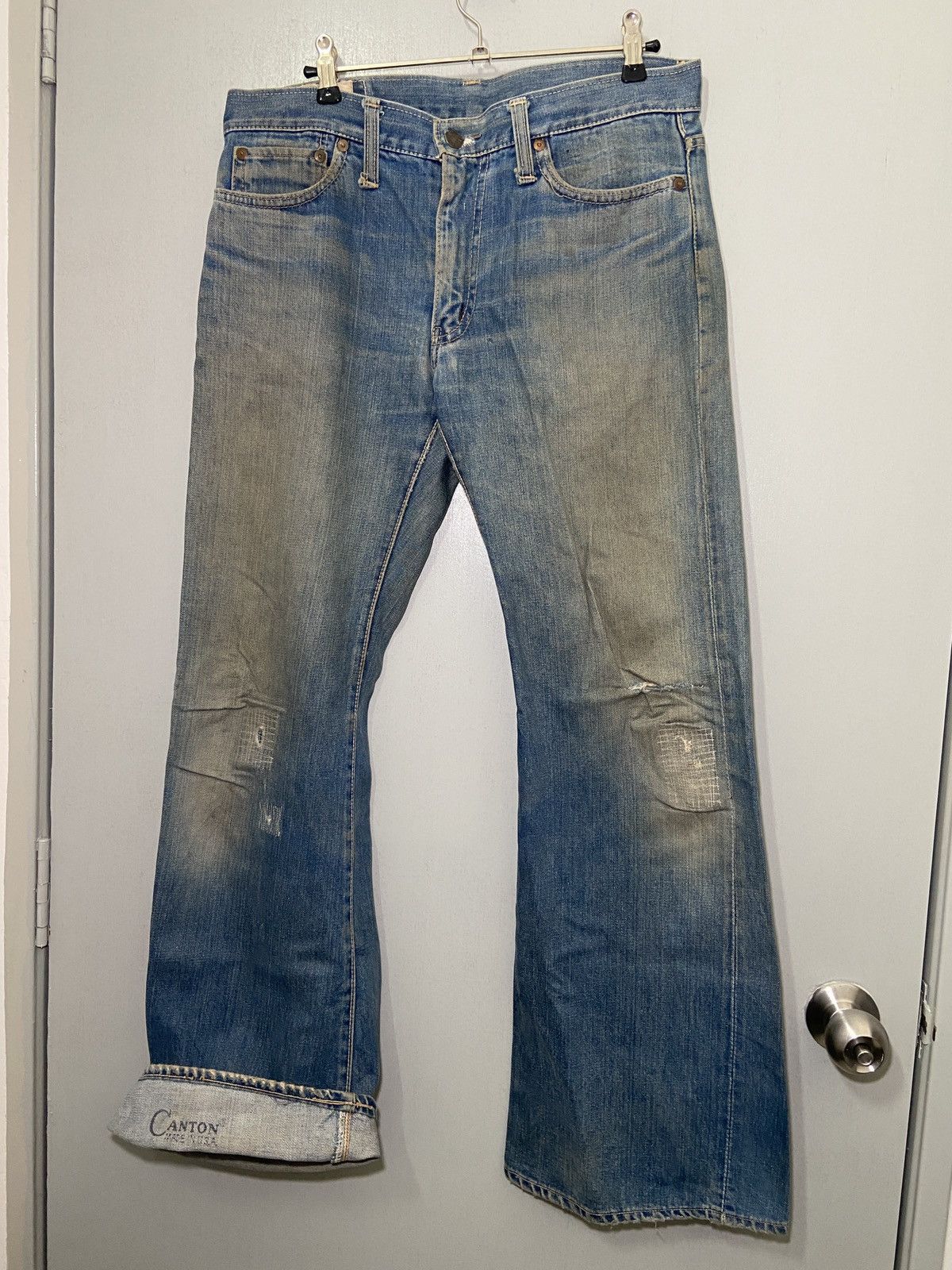 Vintage Vintage X West Canton Made in USA Flare jeans Distressed Size US 34 / EU 50 - 1 Thumbnail