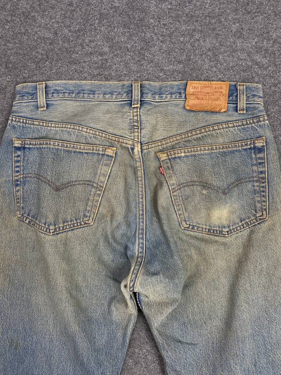 Levi's vintage levis 501-0000 distressed denim nice design Size US 38 / EU 54 - 3 Thumbnail