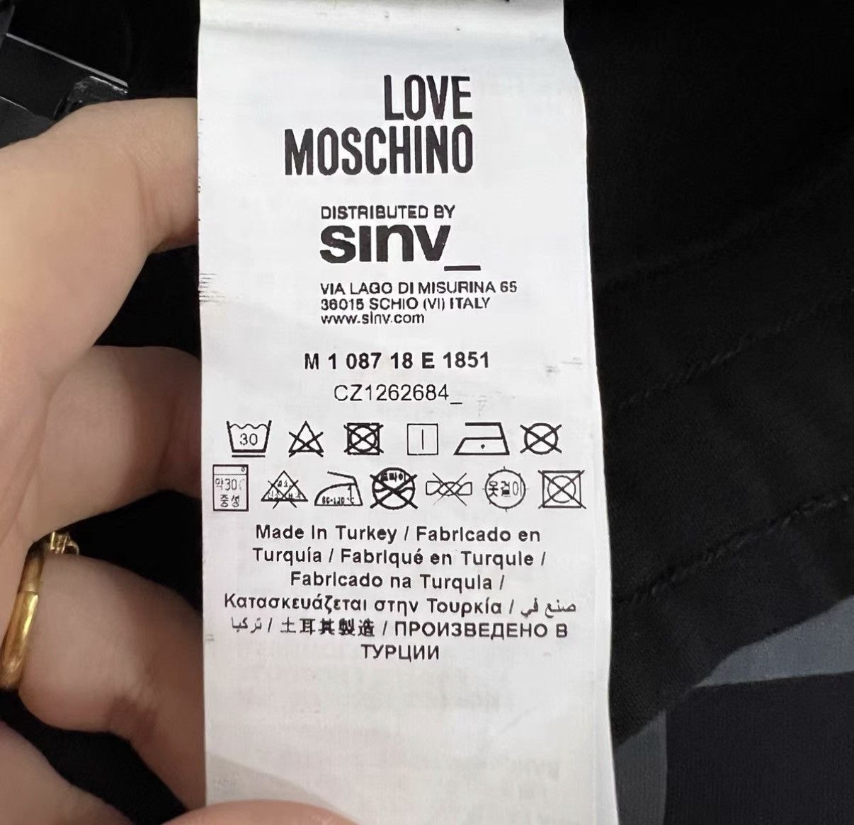 Moschino MOSCHINO Printed Logo Sweatpants J41 Size US 34 / EU 50 - 3 Thumbnail