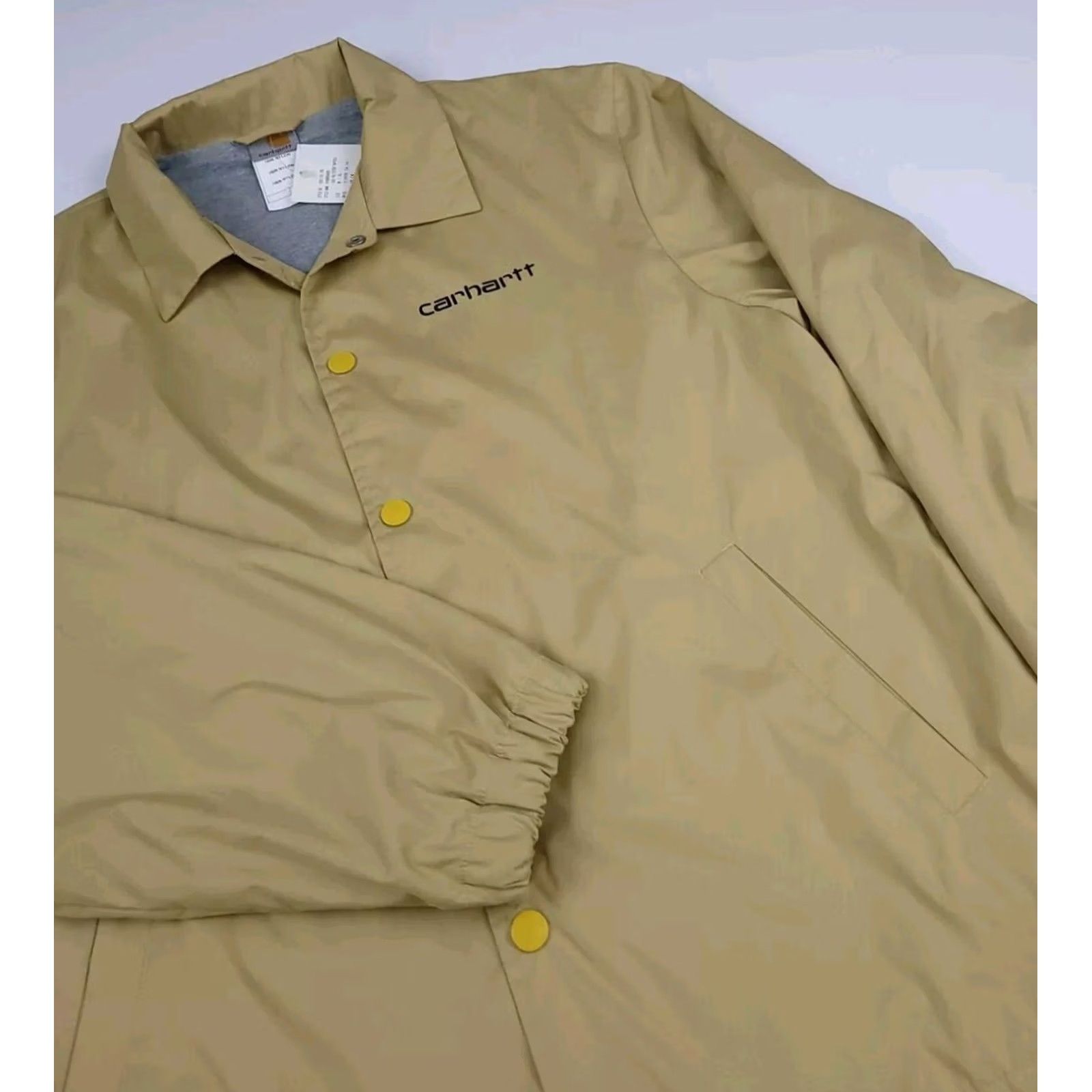 Carhartt VINTAGE Carhartt Lined Windbreaker Jacket Men L Gold Very Rare Sample NWT Coach Zip Front Size US L / EU 52-54 / 3 - 3 Thumbnail