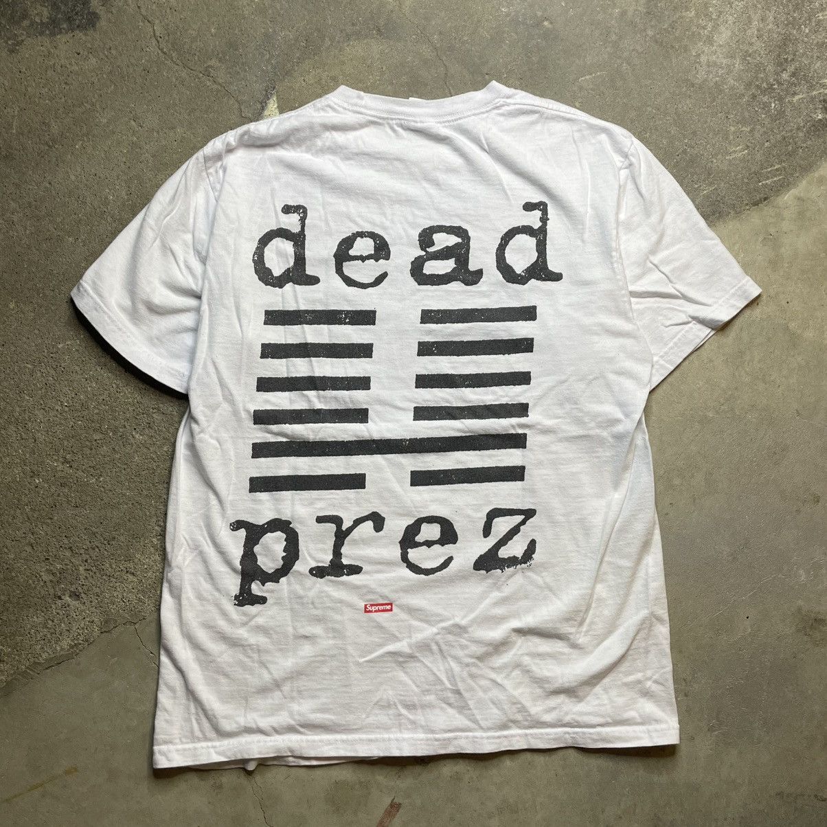 Supreme Supreme Dead Prez Tee White FW19 Size Small Size US S / EU 44-46 / 1 - 1 Thumbnail