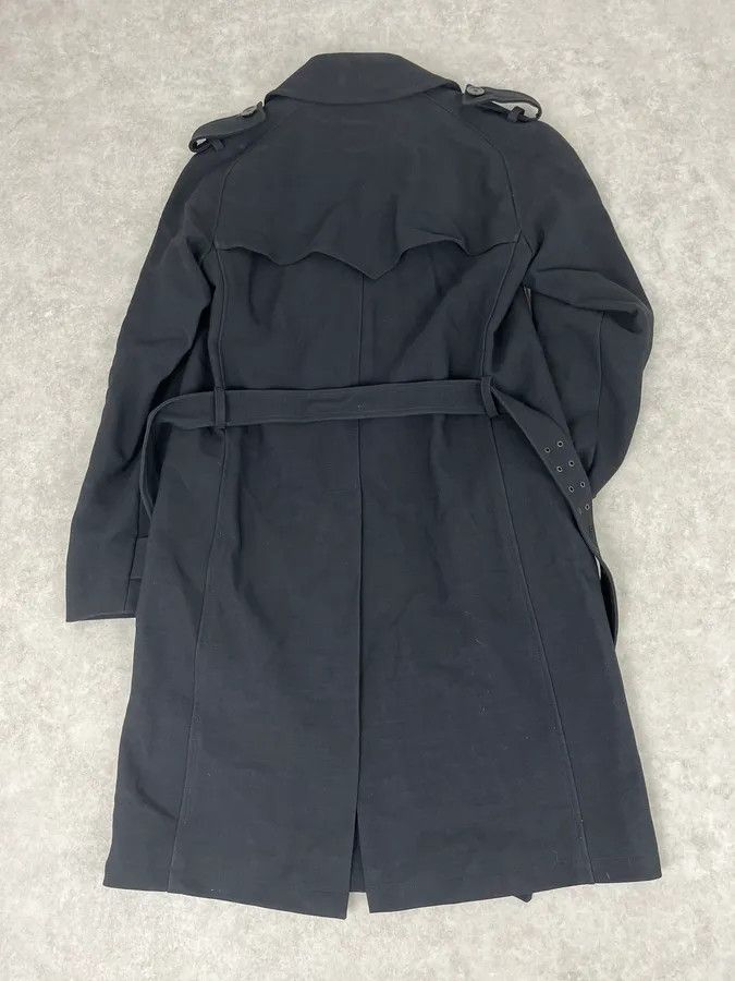 Vintage Massimo Rebecchi Black Classy Trench Coat Size US M / EU 48-50 / 2 - 6 Thumbnail