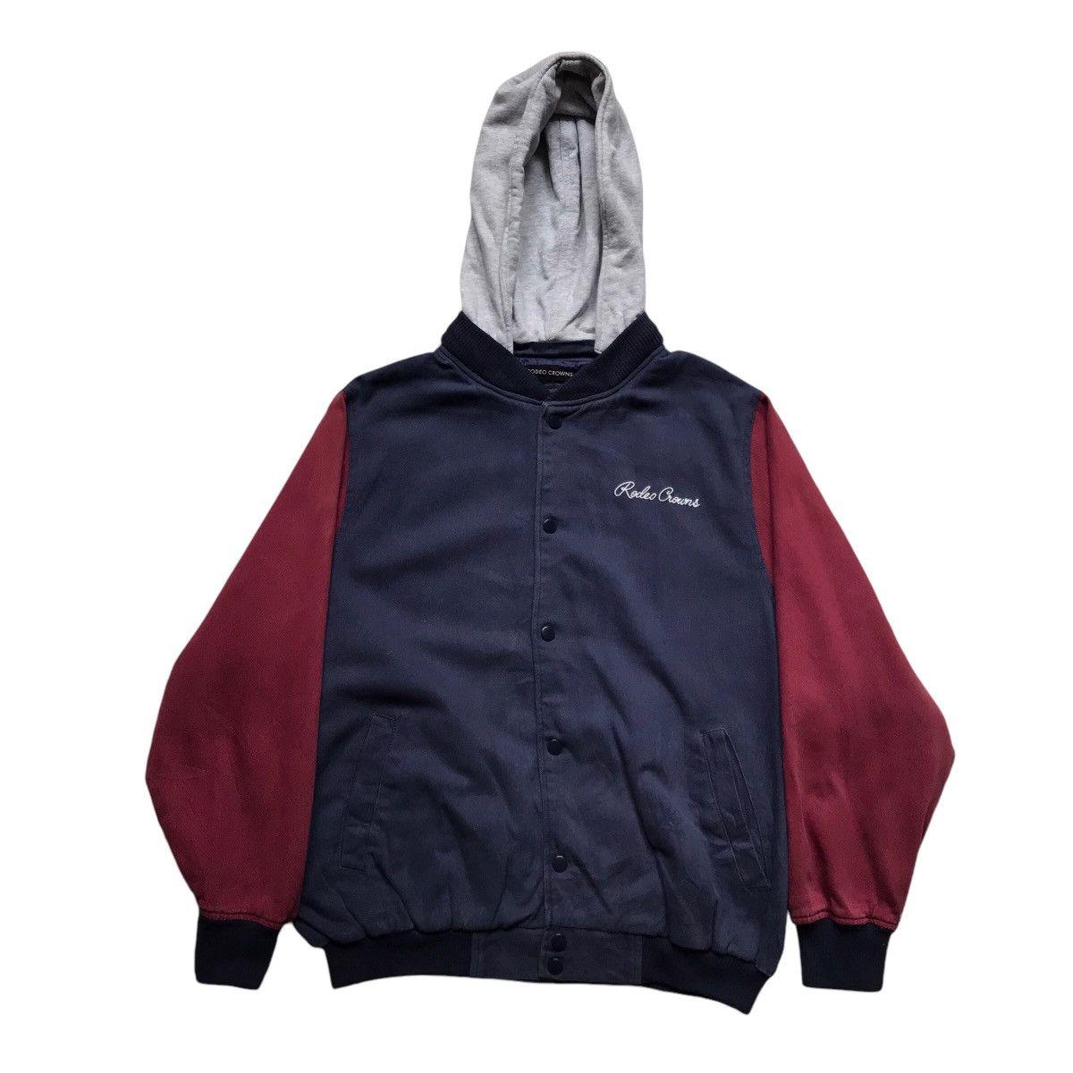 Japanese Brand × Vintage VINTAGE RODEO CROWNS SKATE HOODIE VARSITY STYLE JACKET Size US L / EU 52-54 / 3 - 5 Thumbnail