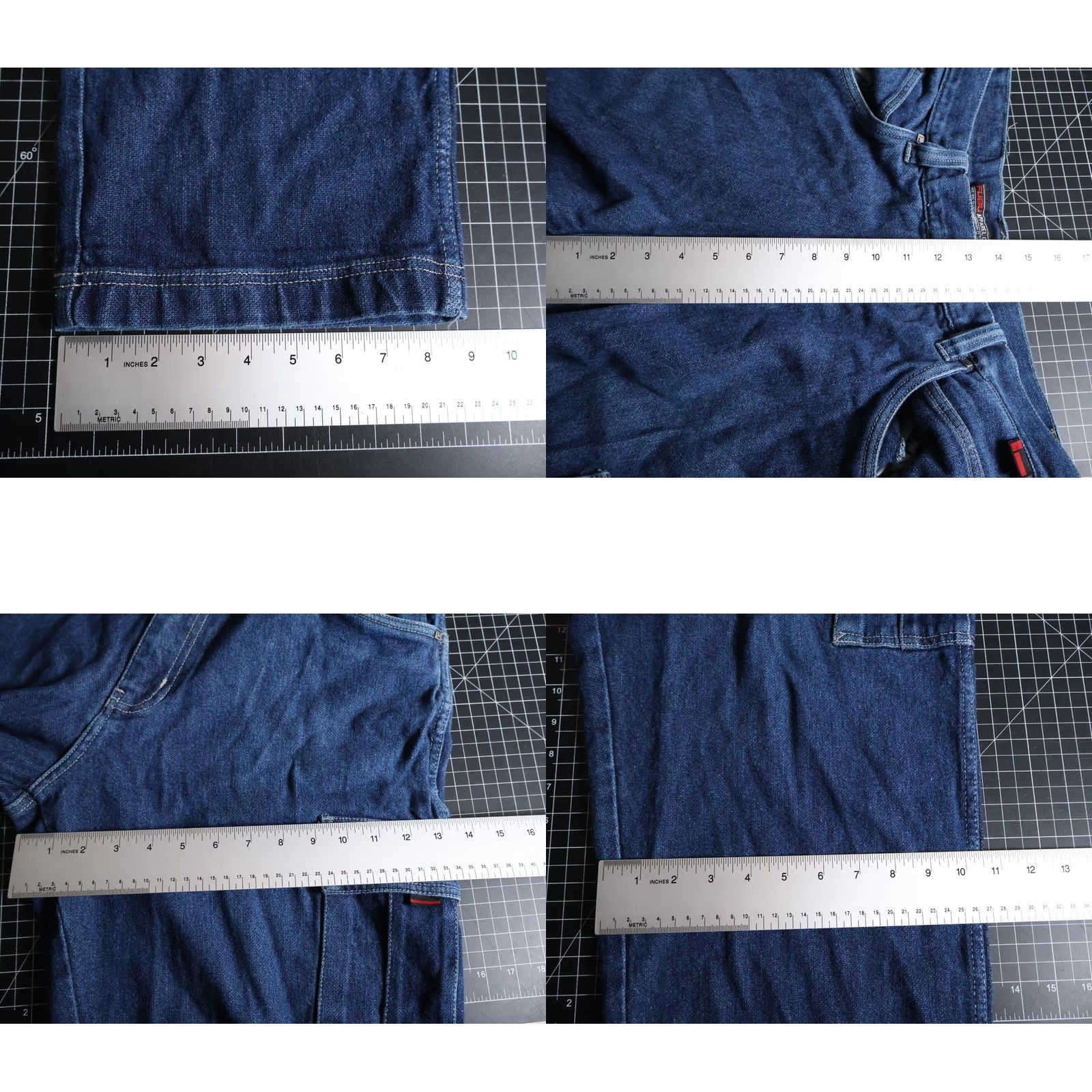 Fubu VINTAGE FUBU Jeans Carpenter Mens 34 x 32 Blue Denim Baggy Fit 90s Hip Hop VTG Mens Size US 34 / EU 50 - 8 Thumbnail