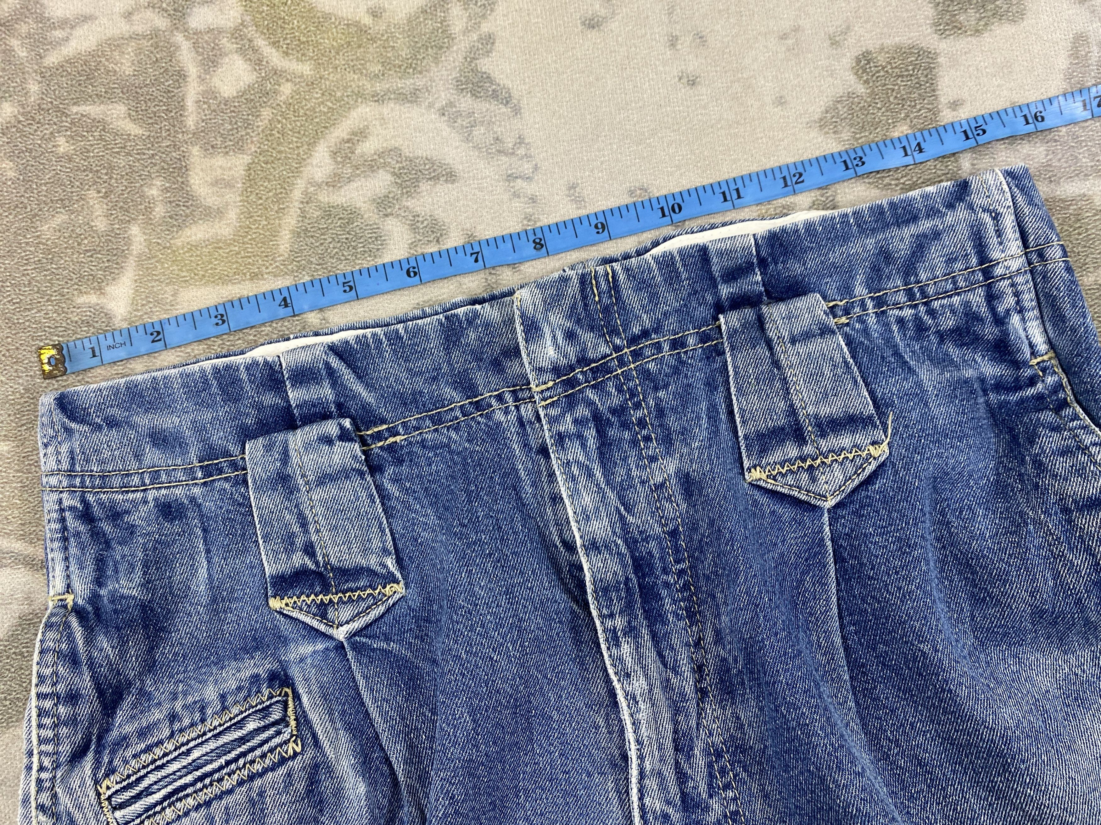 Japanese Brand Vintage Gin Washi Baggy Distressed Jeans 31x30 Denim- JN3827 Size US 31 - 5 Thumbnail