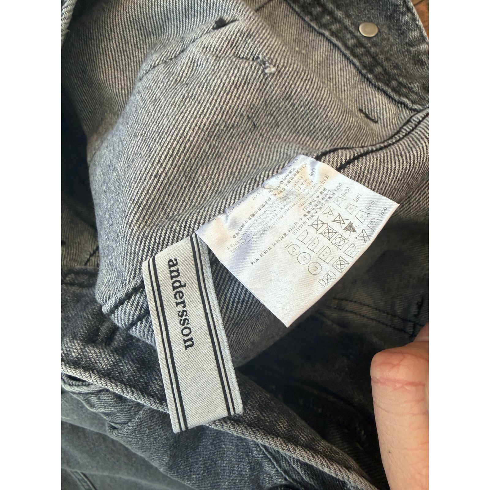 Andersson Bell Andersson Bell Extended Straight Jeans Size US 31 - 7 Thumbnail