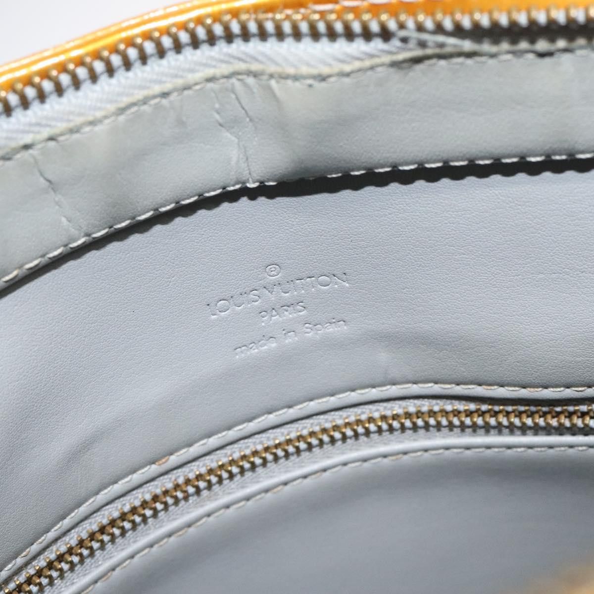 Louis Vuitton LOUIS VUITTON Monogram Vernis Houston Hand Bag Gris M91053 Size ONE SIZE - 16 Thumbnail