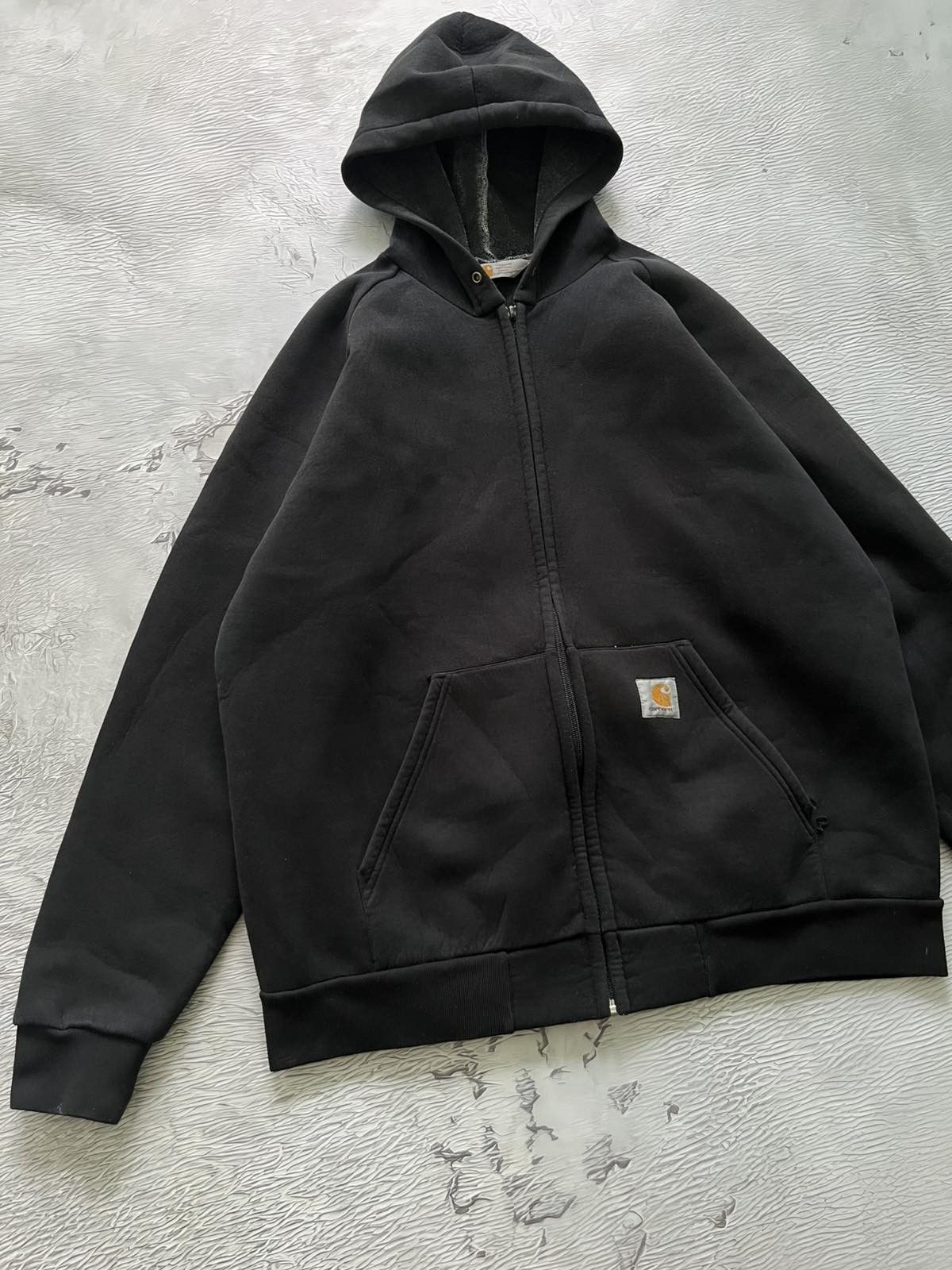 Carhartt Carhartt Work Vintage Zip Hoodie WIP Streetwear Black Size US XXL / EU 58 / 5 - 2 Thumbnail