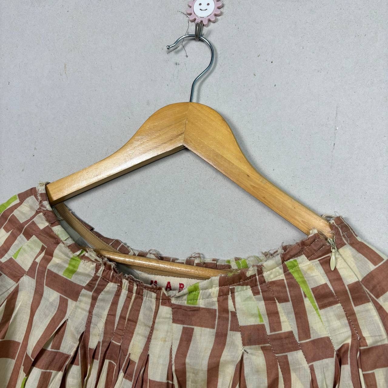 Marni Marni Pleated Geometric Print Skirt Italy Size 40 Cotton Size 28" / US 6 / IT 42 - 4 Thumbnail
