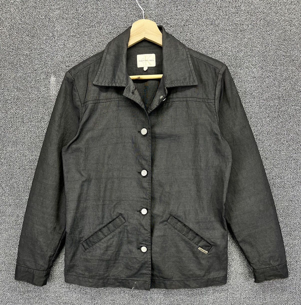 Calvin Klein Vintage Calvin Klein Rare Button Up Jeans Jacket Size US S / EU 44-46 / 1 - 1 Thumbnail