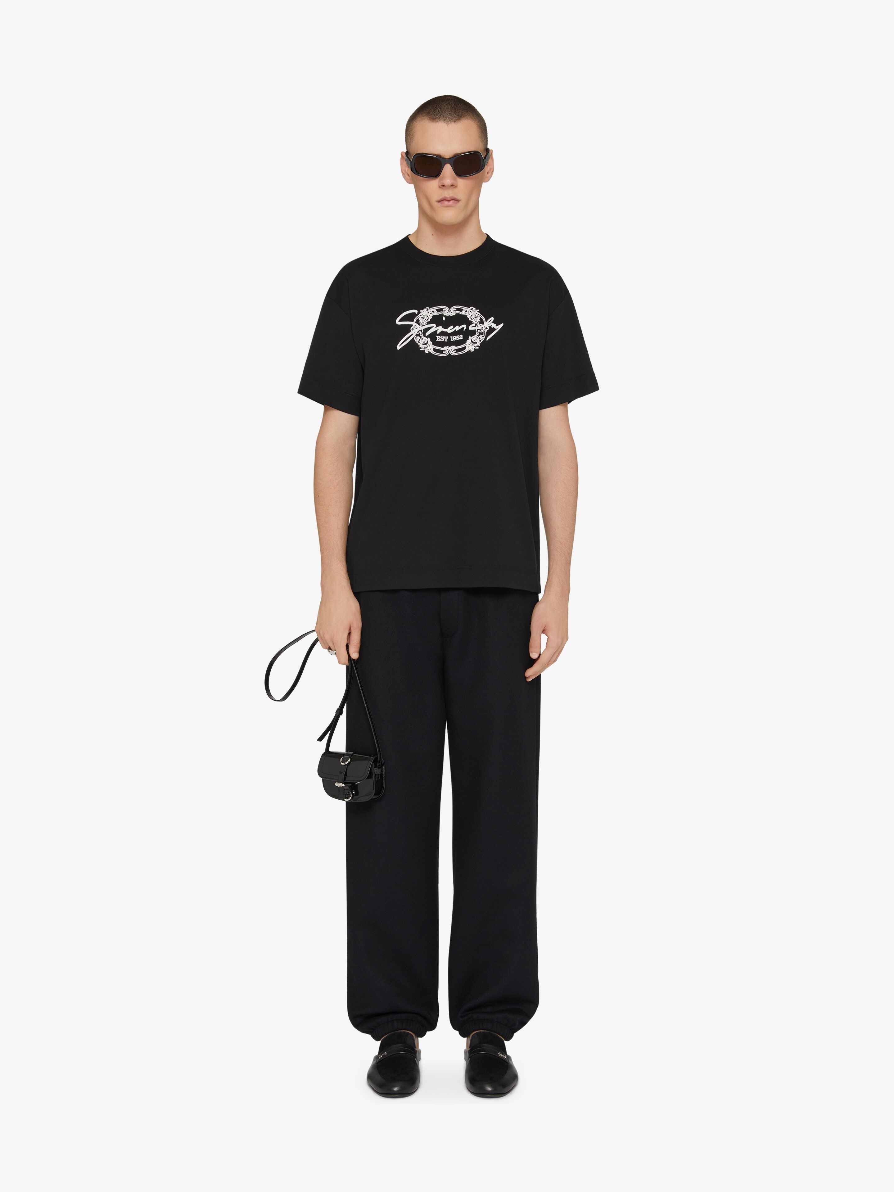 Givenchy o1w1db10925 Regular Fit T-Shirt in Black Size US L / EU 52-54 / 3 - 3 Thumbnail