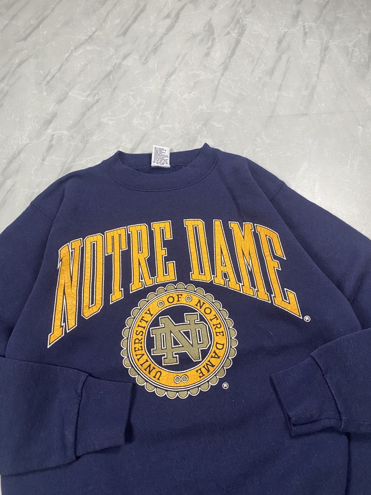 Collegium Rare Vintage 90s Notre Dame University Crewneck Size US S / EU 44-46 / 1 - 2 Thumbnail