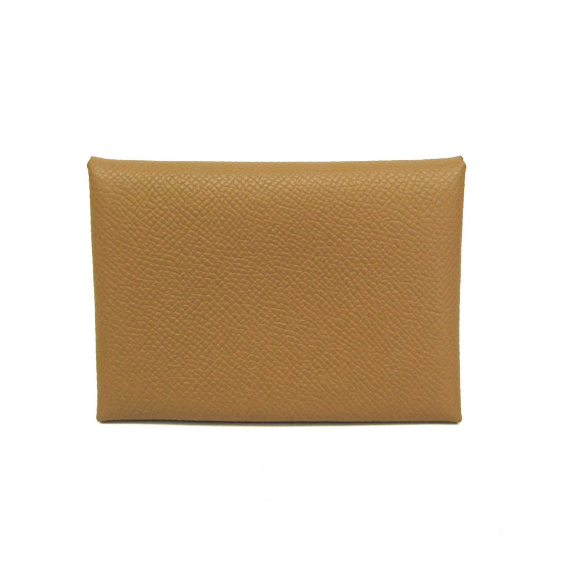 Hermes Hermes Calvi Duo Epsom Leather Card Case Size ONE SIZE - 1 Thumbnail
