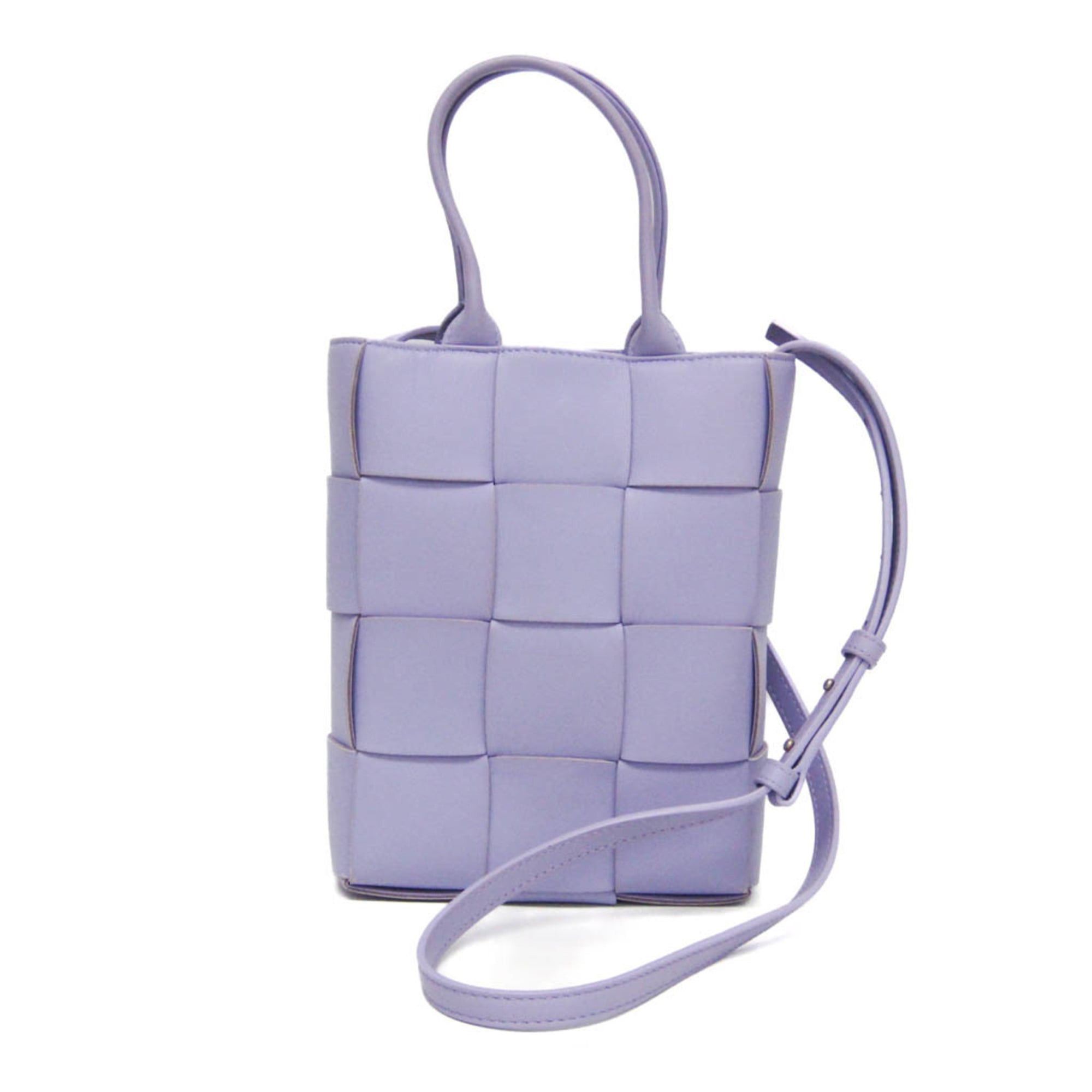 Bottega Veneta Bottega Veneta Mini Cassette Women's Leather Shoulder Bag,Tote Bag Purple Size ONE SIZE - 1 Thumbnail