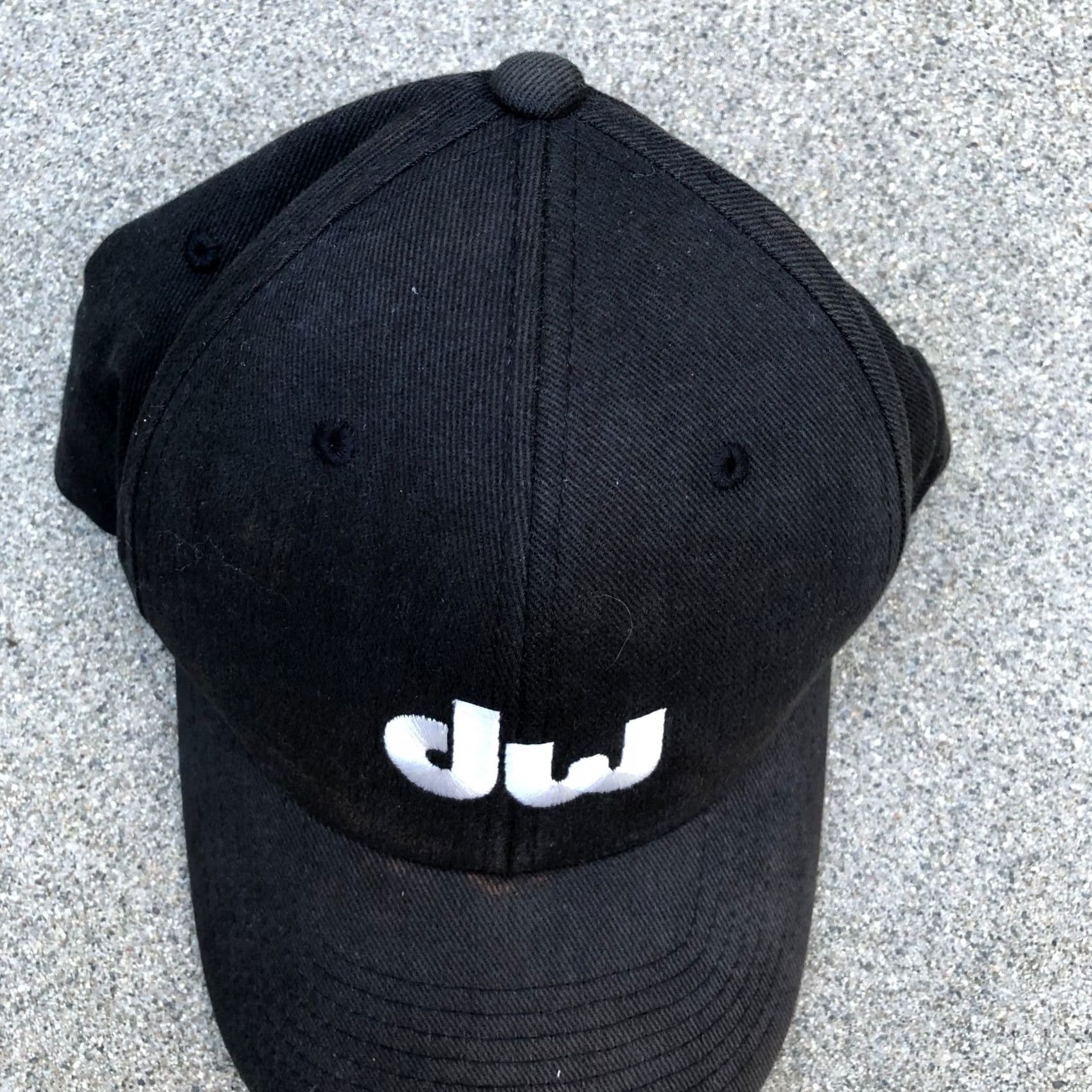 Vintage YUPOONG THE DRUMMER'S CHOICE Fitted Hat Men's L/XL Black Cap Embroidered Size ONE SIZE - 3 Thumbnail