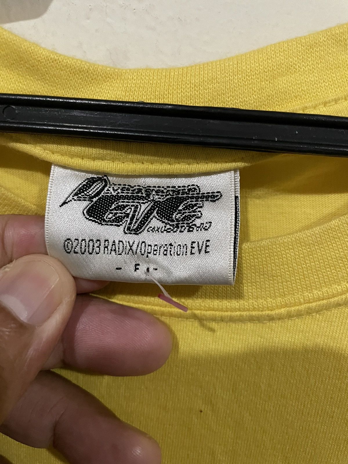 Anime × Japanese Brand Divergence Eve 2003 Vintage Operation Eve Kotoko-01 Tee Size US L / EU 52-54 / 3 - 11 Thumbnail
