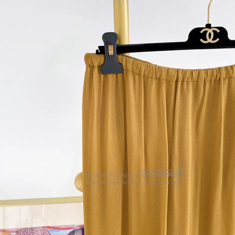 Dries Van Noten Solid Color Midi Skirt