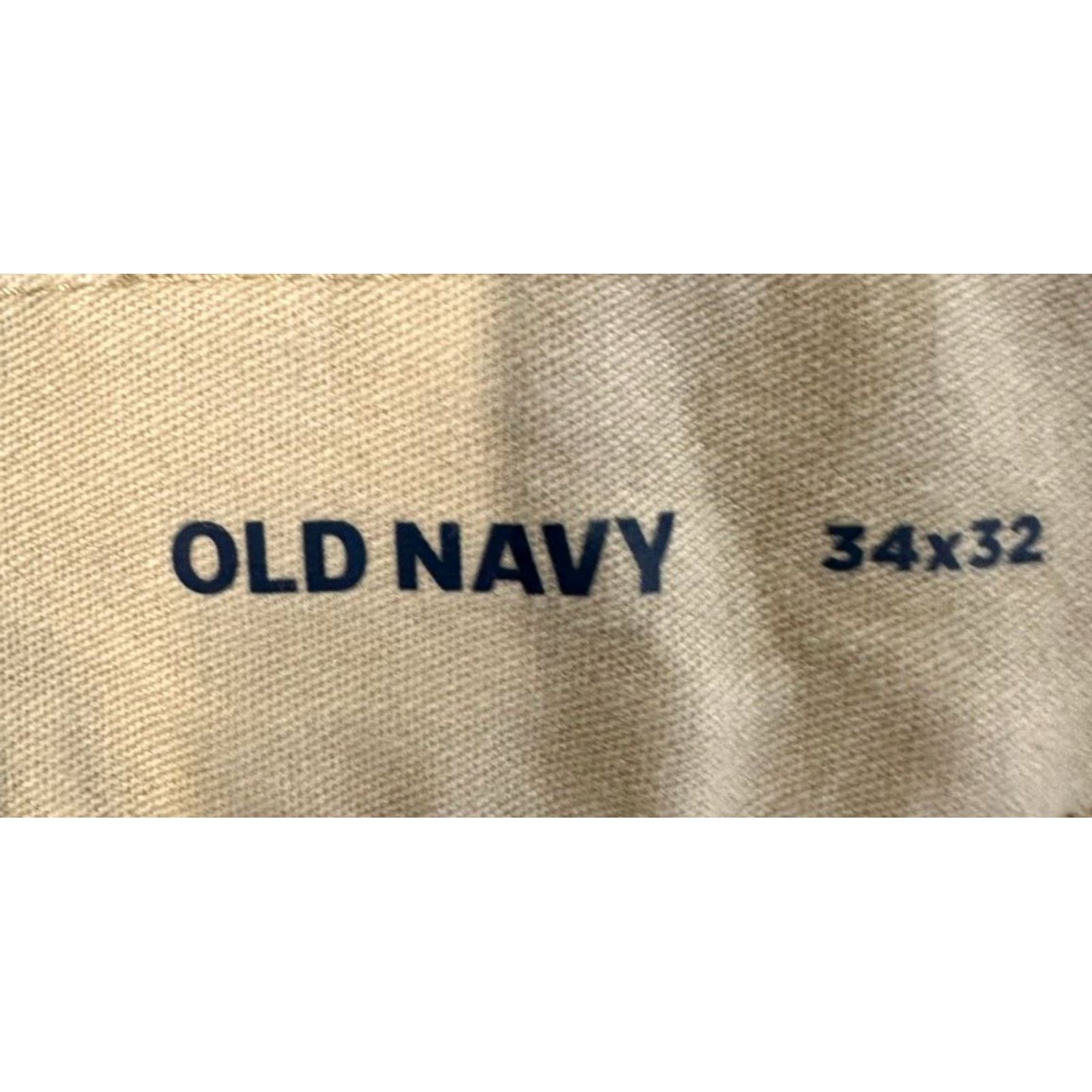 Old Navy Old Navy Khaki Pants Men 34X32 White Straight Flat Front Flex Stretch Pocket NEW Size US 34 / EU 50 - 4 Thumbnail