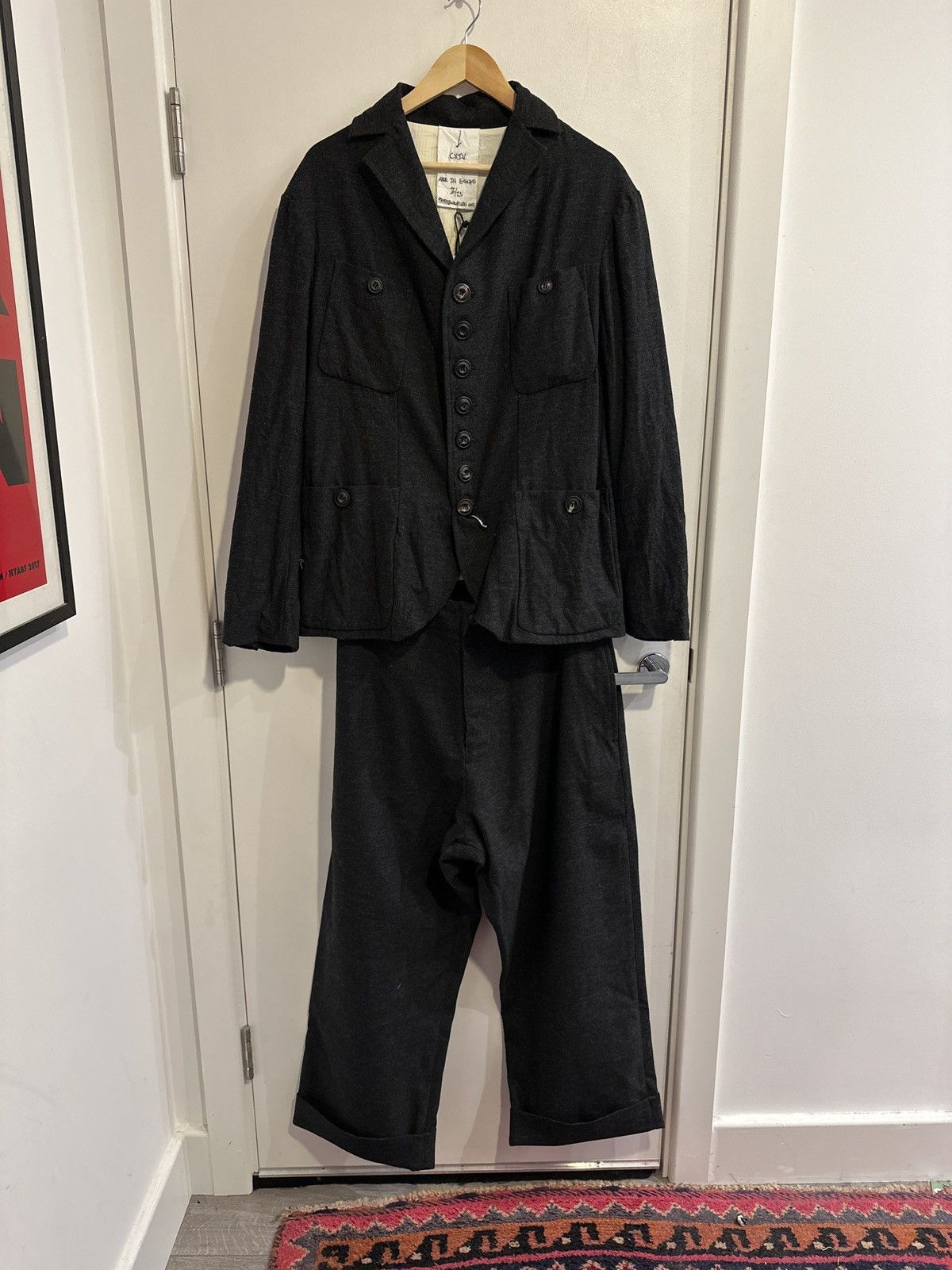 John Alexander Skelton Wool Cxiv Suit Size 50R - 1 Thumbnail