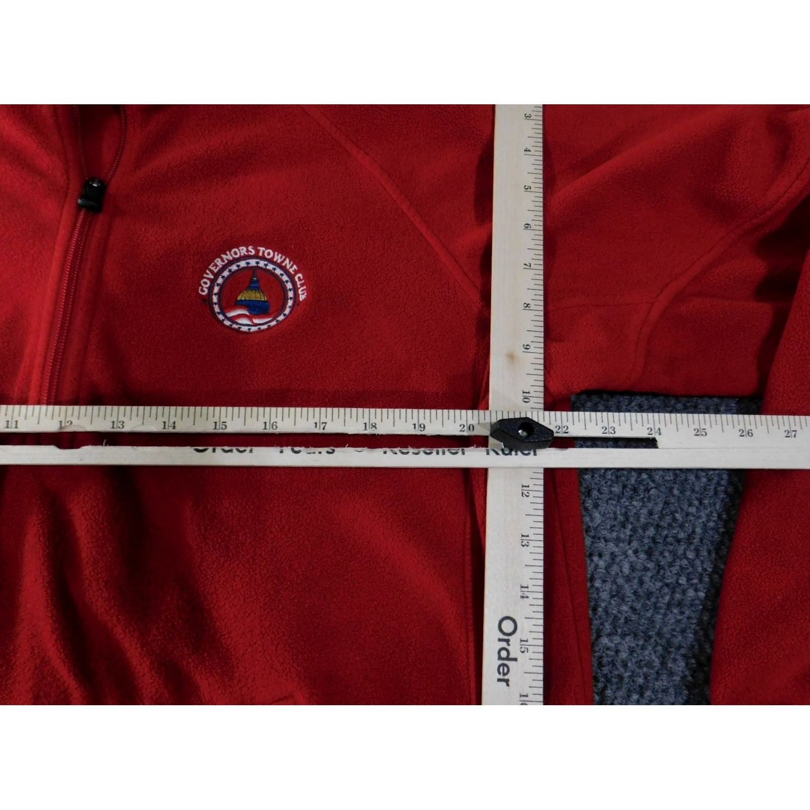 Adidas Adidas fleece pullover Mens L red quarter zip Governors Towne Club Sweatshirt Size US L / EU 52-54 / 3 - 6 Thumbnail