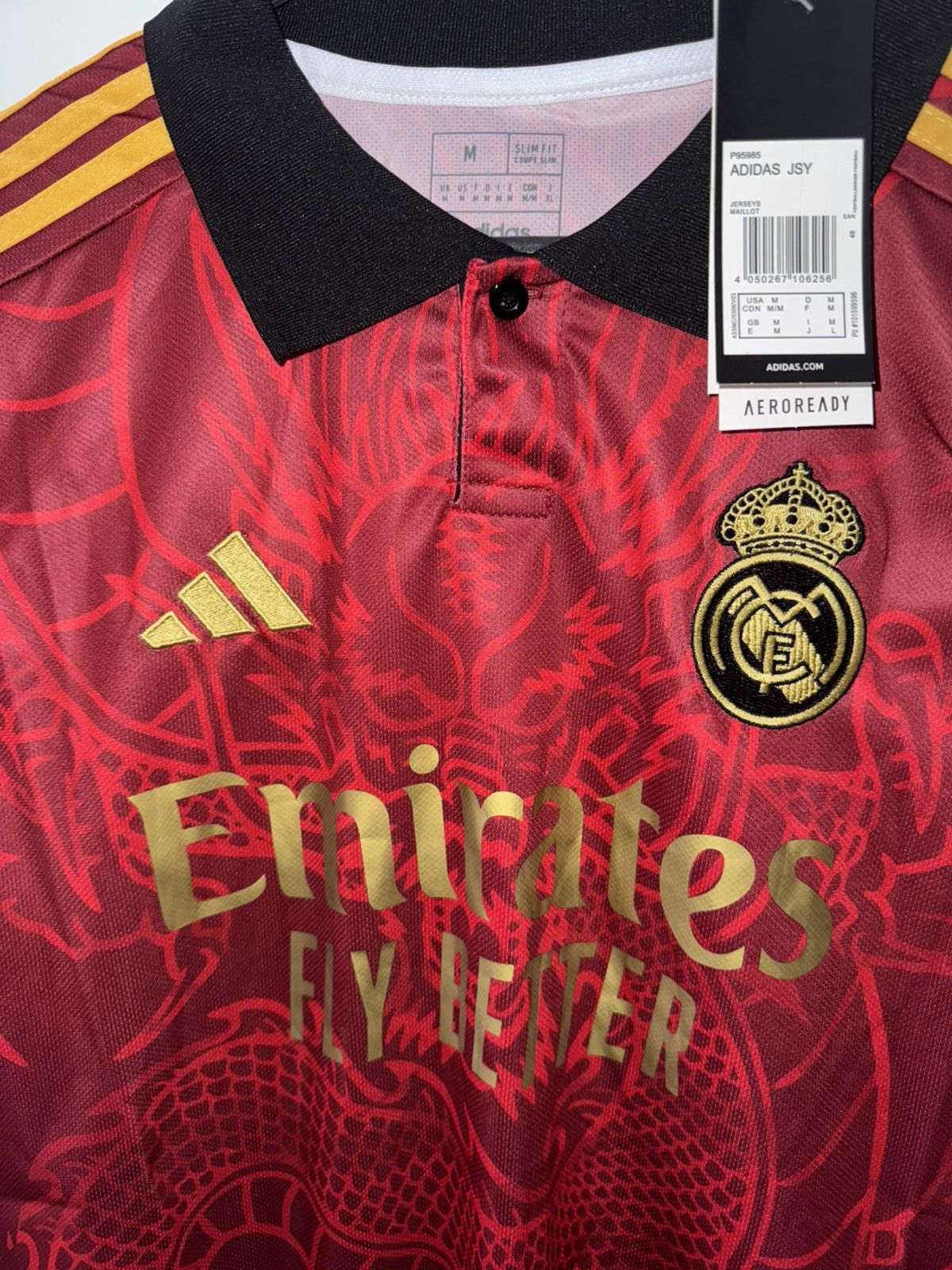 Adidas Real Madrid Red Dragon 24/25 Size US M / EU 48-50 / 2 - 2 Thumbnail