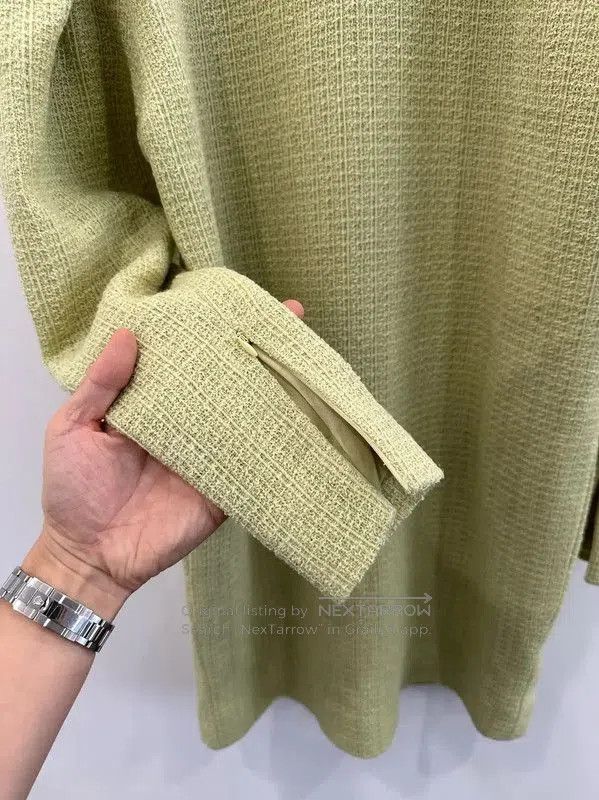 Chanel Chanel Green Wool Dress for Women . Size M / US 6-8 / IT 42-44 - 3 Thumbnail
