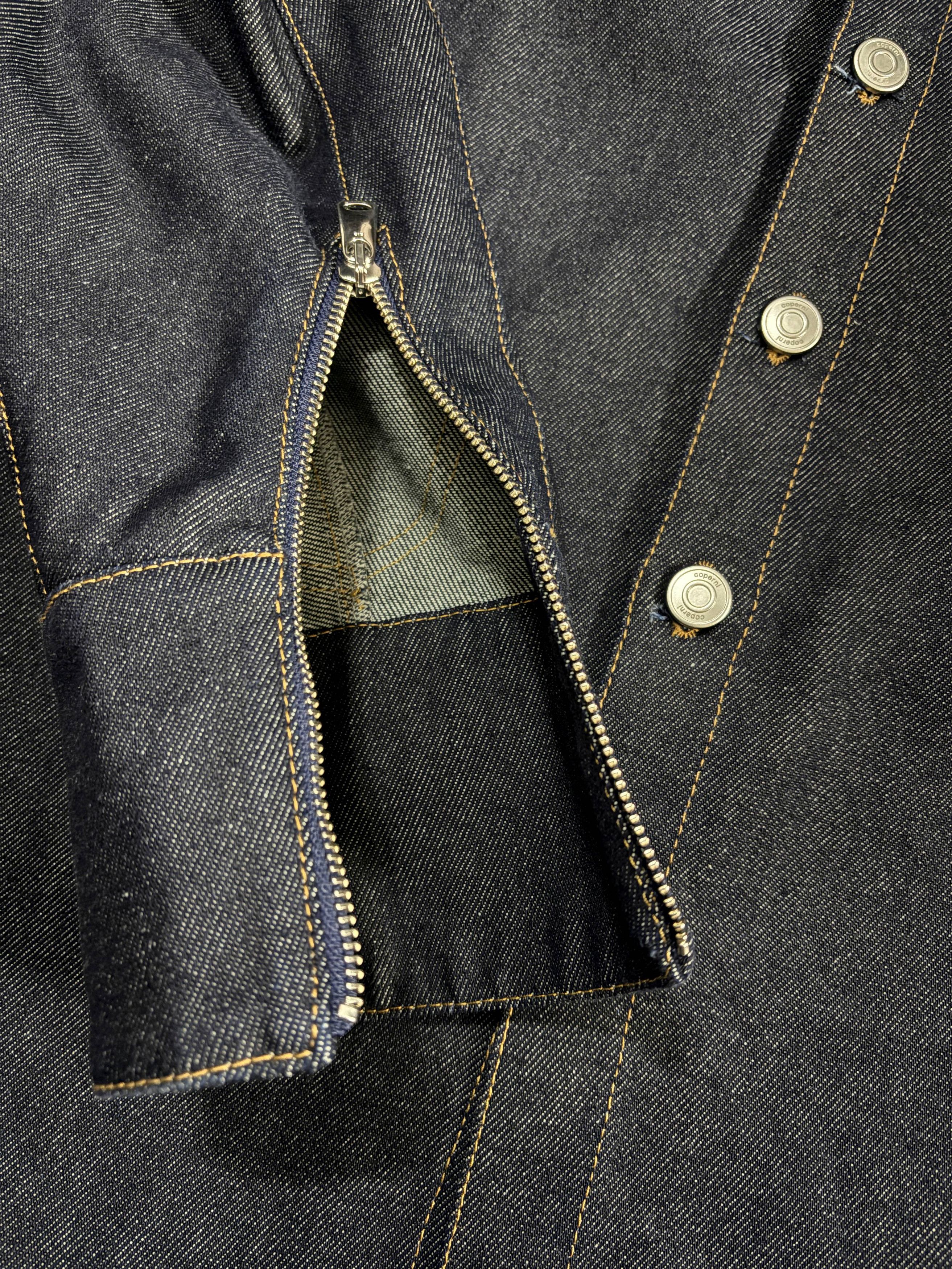 Coperni Indigo Denim Rider Biker Shirt Size S / US 4 / IT 40 - 6 Thumbnail