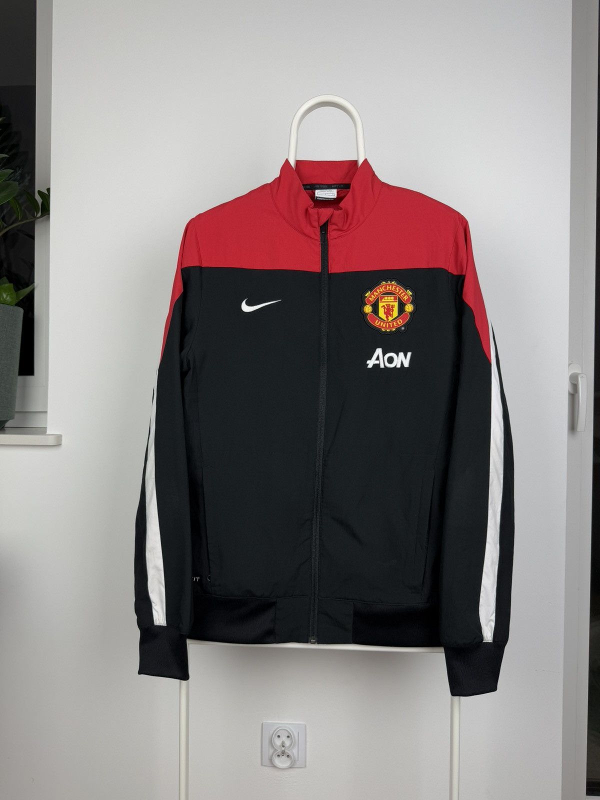 Nike × Vintage 00s Nike Vintage Manchester United Track Jacket Size US S / EU 44-46 / 1 - 1 Thumbnail