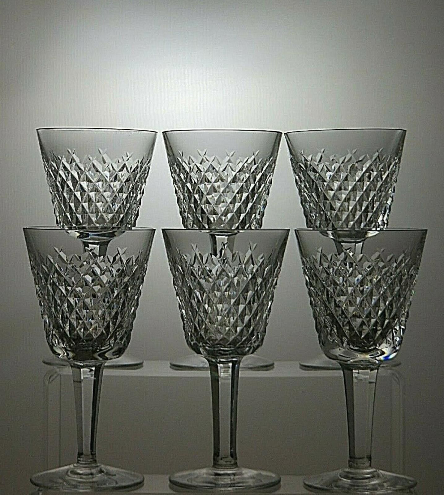 Other Waterford Crystal Alana Cut Set Of 6 Claret Wine Glasses Size ONE SIZE - 3 Thumbnail