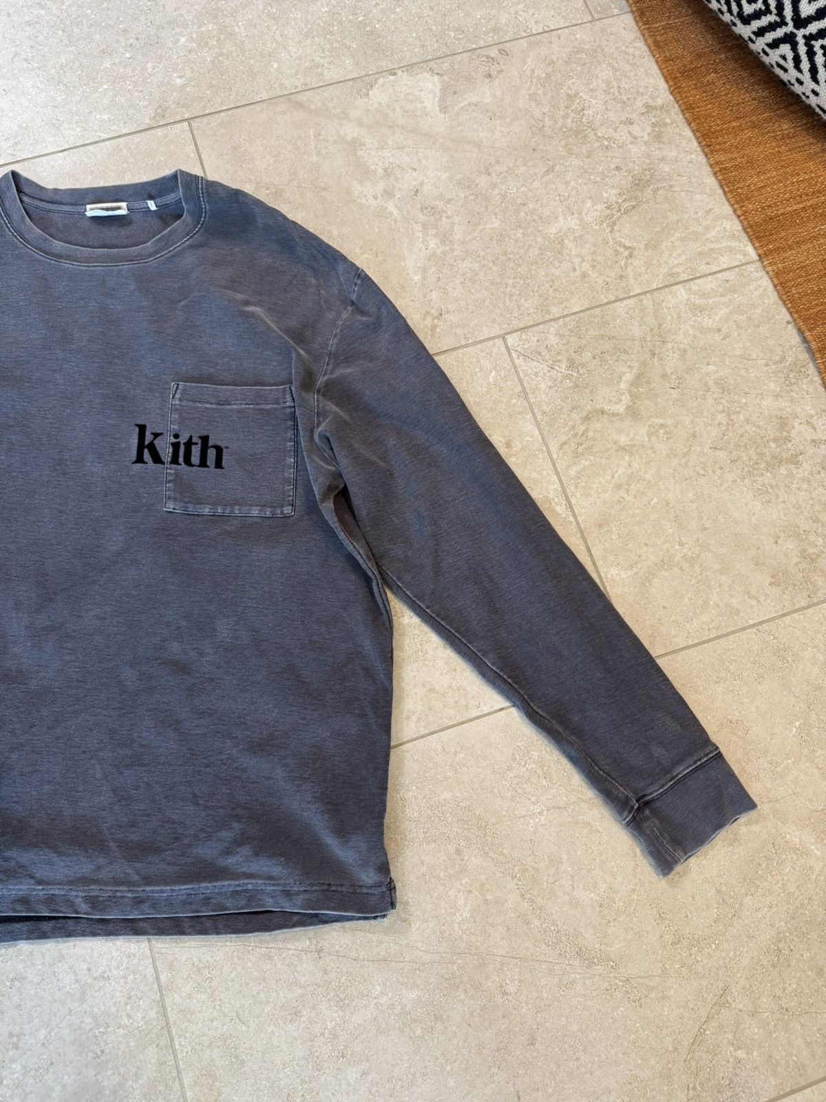 Kith Kith Quinn Crystal Washed L/S Tee Size US XL / EU 56 / 4 - 2 Thumbnail