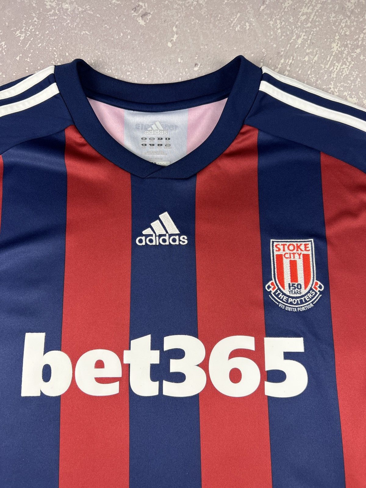 Adidas 2012-2013 Adidas Stoke City Away Soccer Jersey Shirt 3XL Size US XXL / EU 58 / 5 - 3 Thumbnail