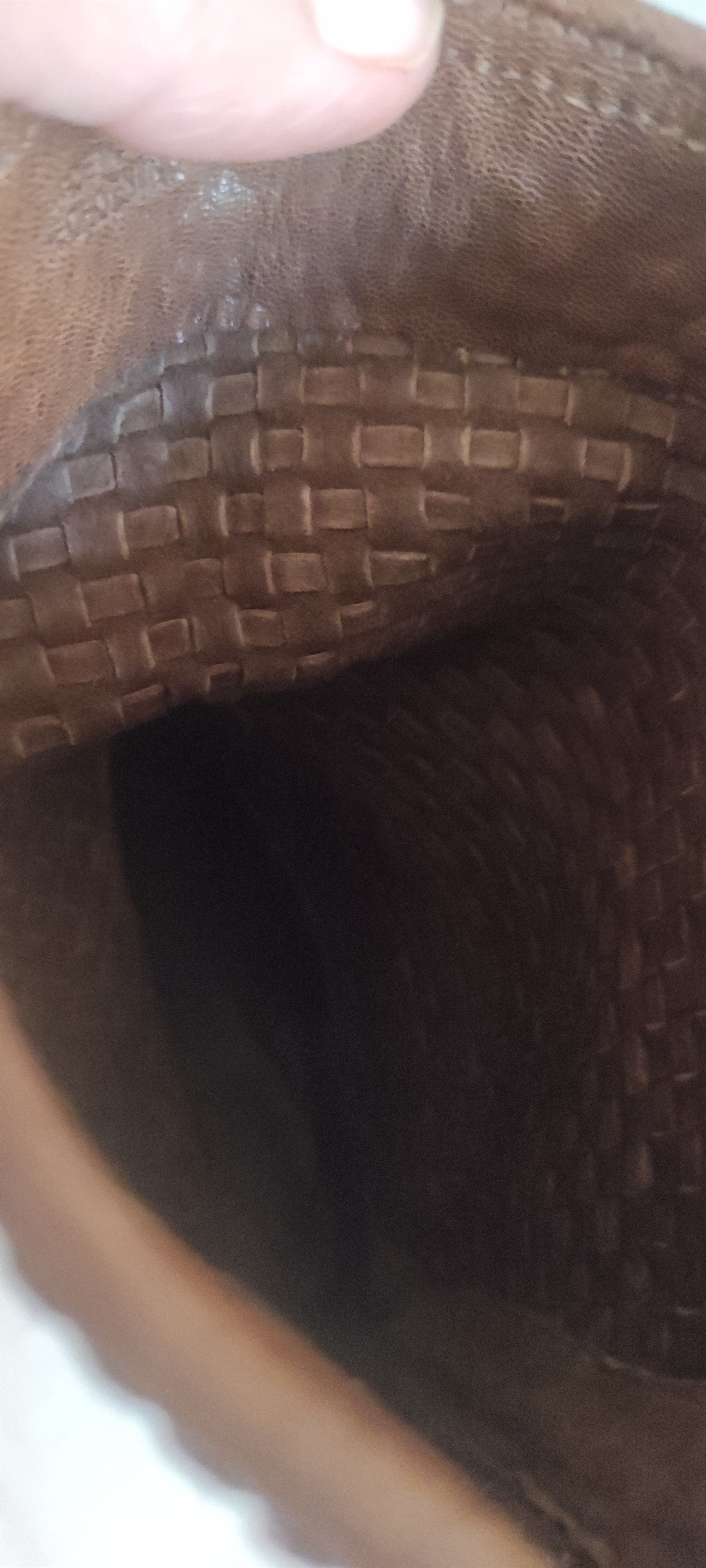 Massimo Dutti Massimo Dutti Brown Woven Leather Mid-calf Boots Size US 8 / IT 38 - 4 Thumbnail