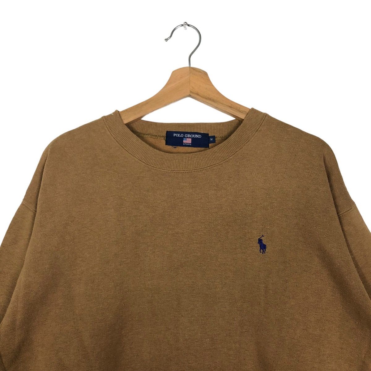Japanese Brand 🔥90’s Vintage Sweatshirt Crewneck Polo Ground Sport Size US M / EU 48-50 / 2 - 3 Thumbnail