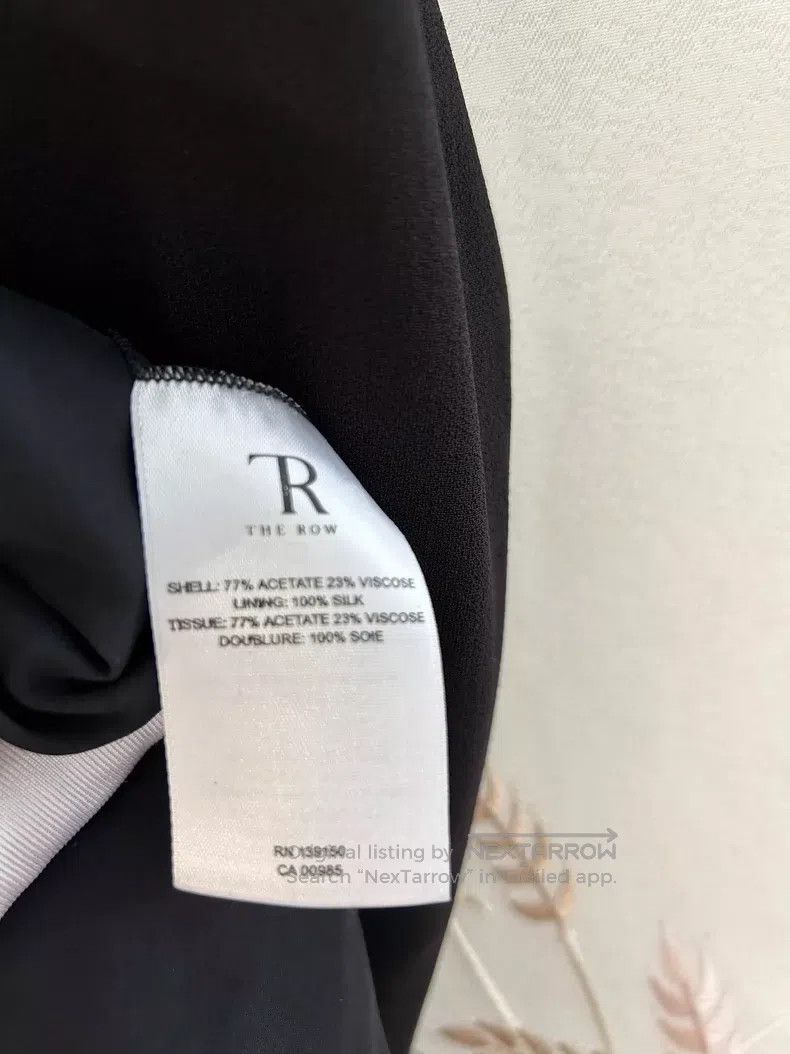 The Row The row size 4 Black silk jacket Size S / US 4 / IT 40 - 3 Thumbnail