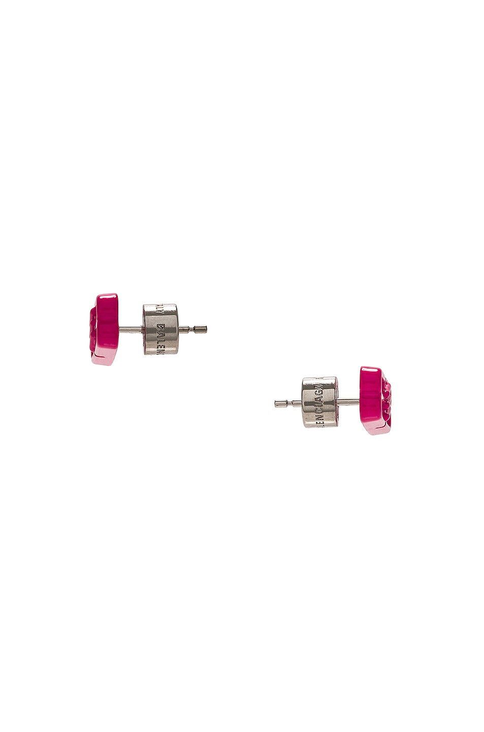Balenciaga o1bcso1str1024 Size: OS / BB Icon Earrings in Pink Size ONE SIZE - 2 Thumbnail