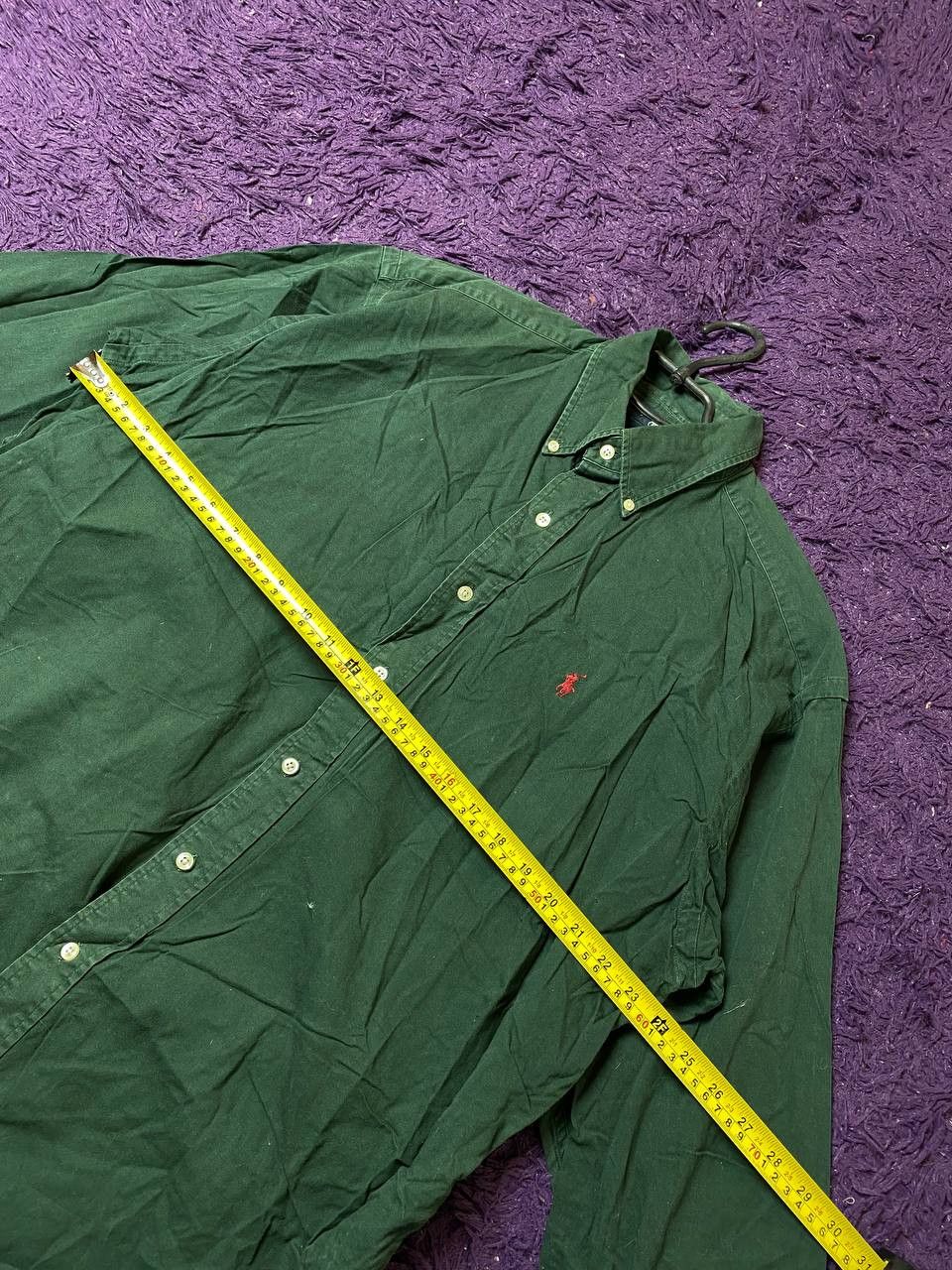 Ralph Lauren Avant-Garde Y2K Ralph Lauren shirt green logo Vintage Size US L / EU 52-54 / 3 - 12 Thumbnail