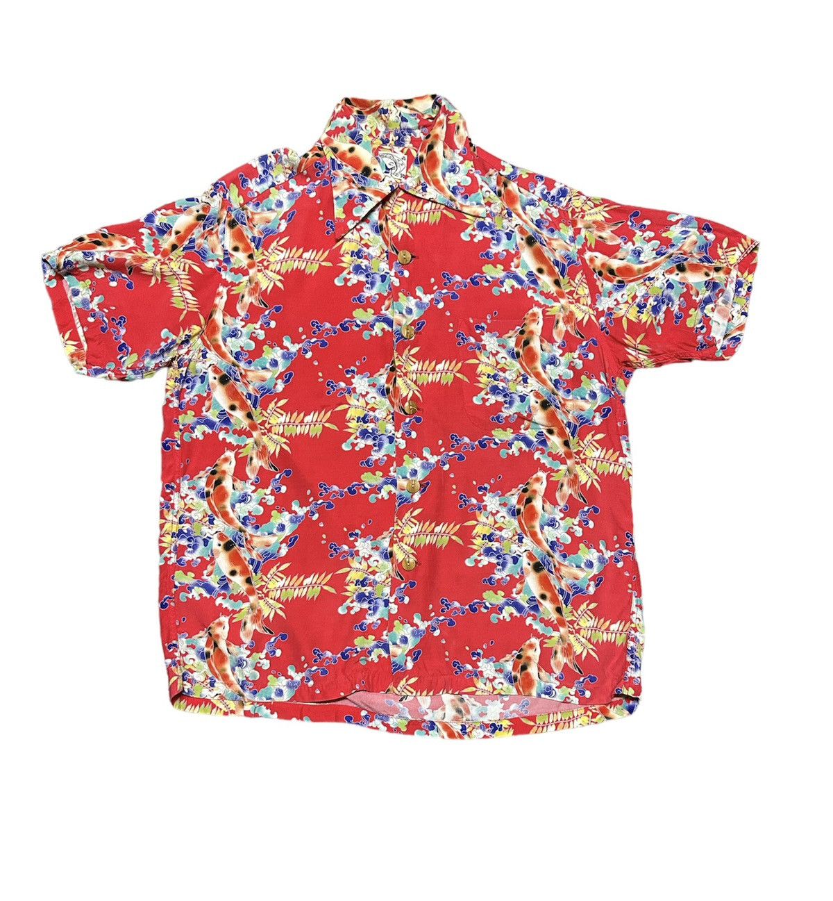 Evisu Evisu hawaiian shirt koi fish Size US M / EU 48-50 / 2 - 1 Thumbnail