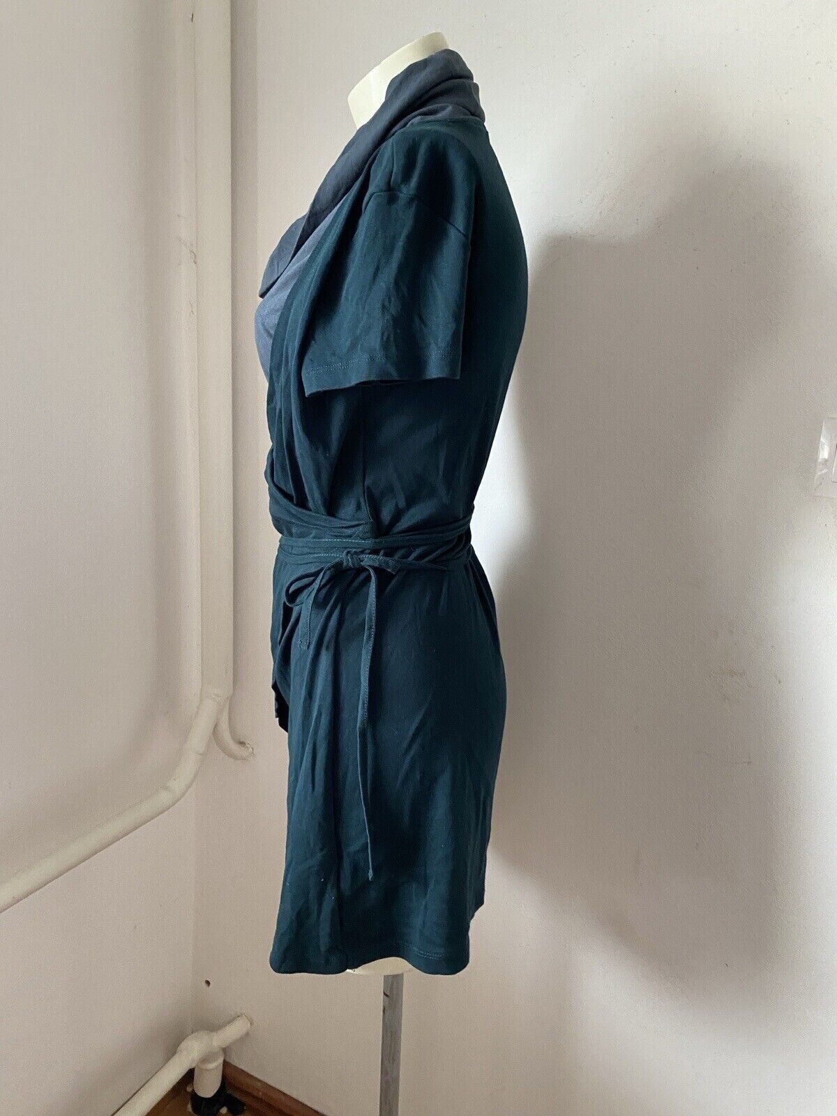 Other Zero Dress Green Jersey Mini Size 12 Sk2424 Size XL / US 12-14 / IT 48-50 - 2 Thumbnail