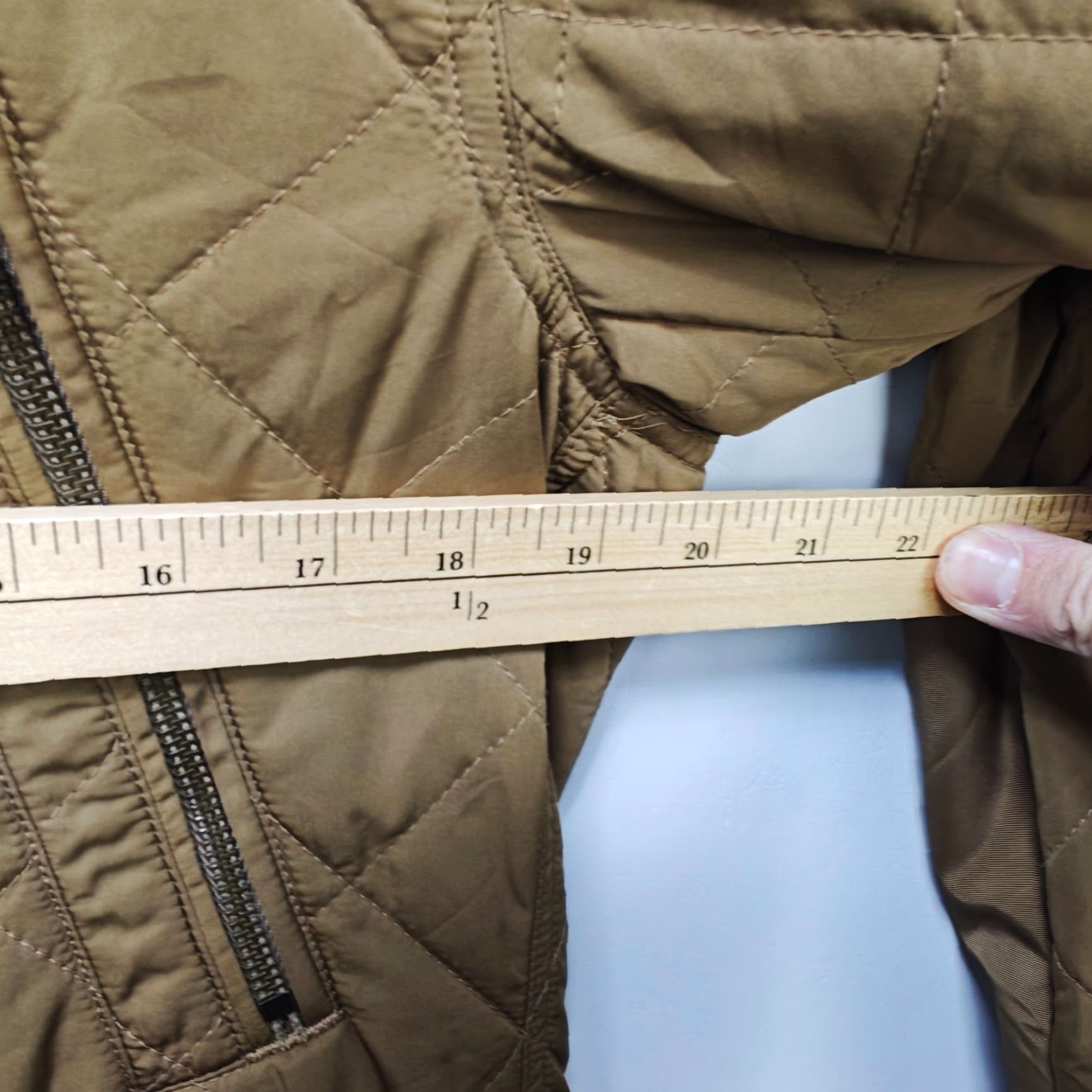 Ralph Lauren VINTAGE Ralph Lauren Polo Quilted Jacket Womens S Beige Down Puffer 90s Winter Jacket Womens Sportswear Zip Size S / US 4 / IT 40 - 7 Thumbnail