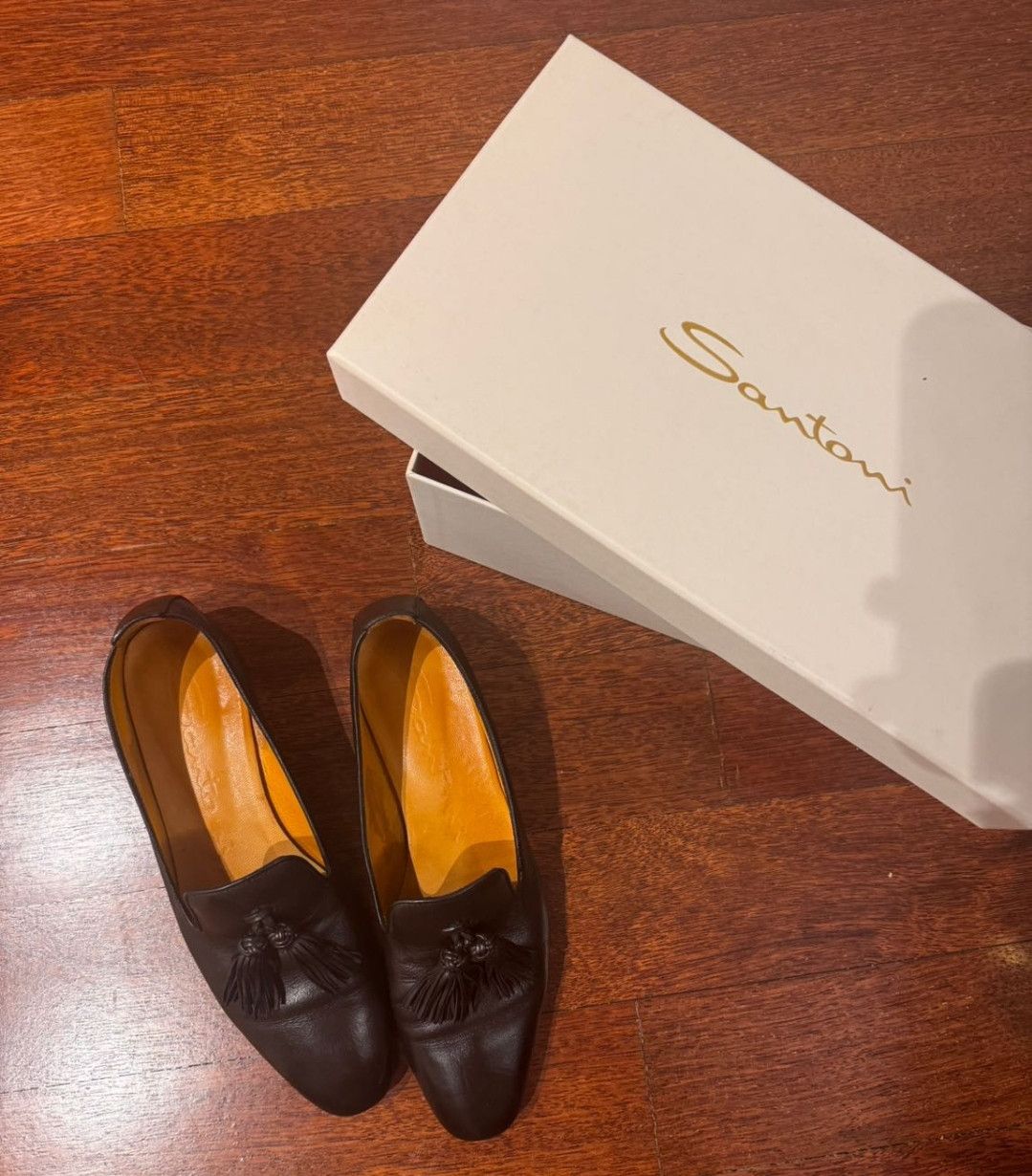 Santoni Santoni Leather Moccasins Size US 8 / IT 38 - 2 Thumbnail